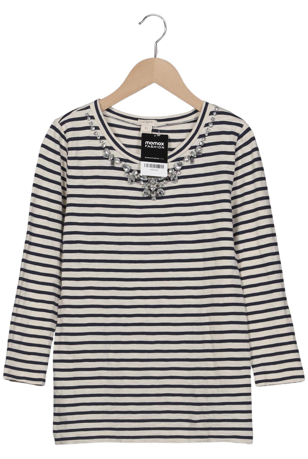 

J.Crew Damen Langarmshirt, cremeweiß, Gr. 34