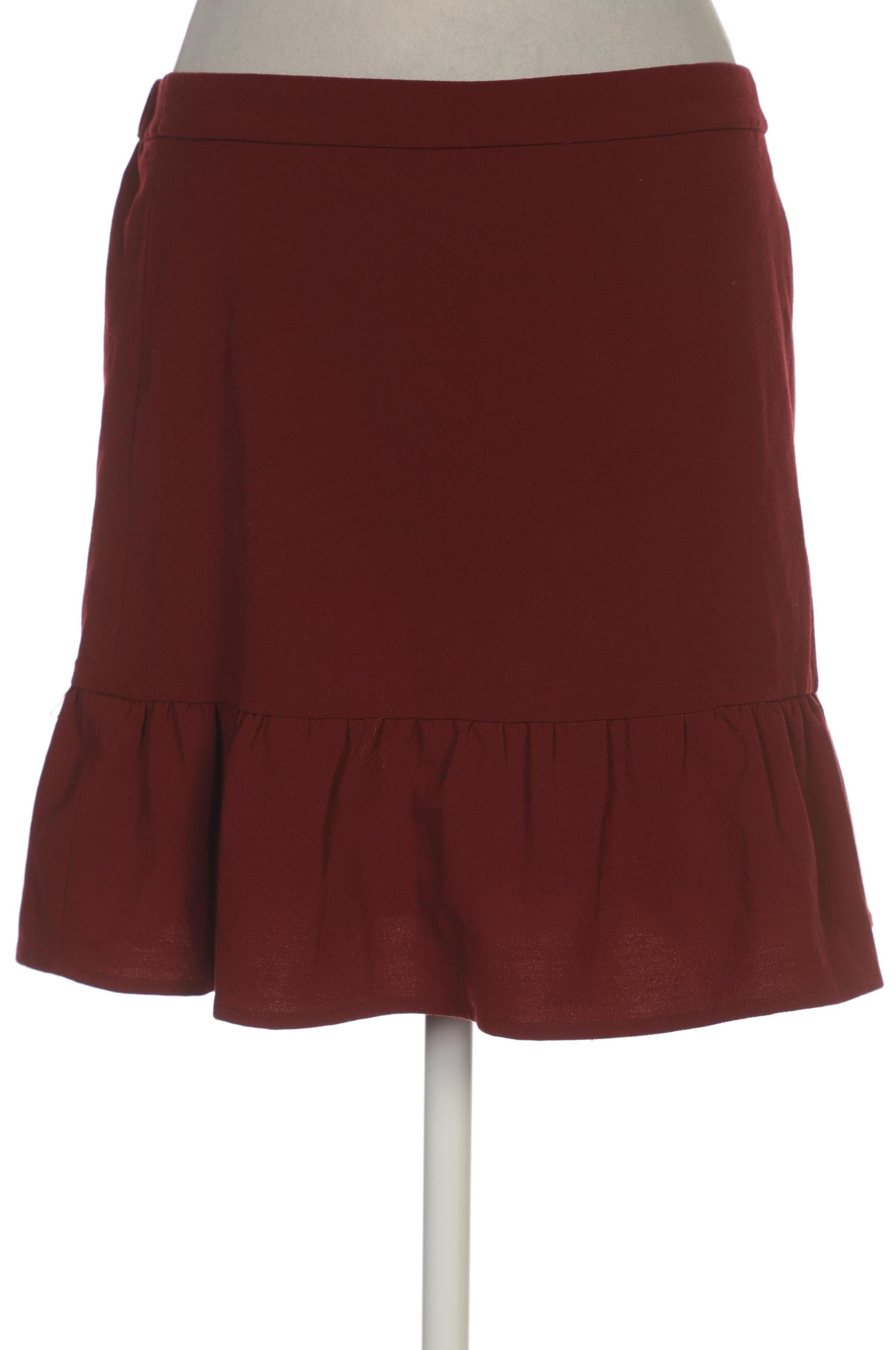 

J.Crew Damen Rock, bordeaux, Gr. 2