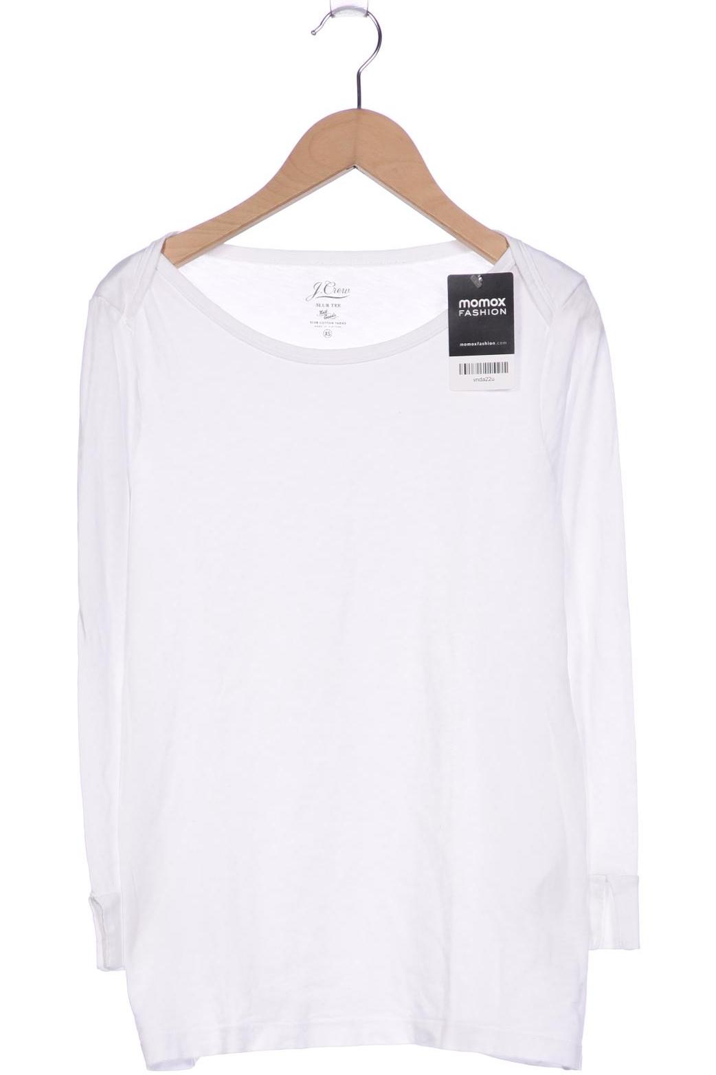 

J.Crew Damen Langarmshirt, weiß, Gr. 34