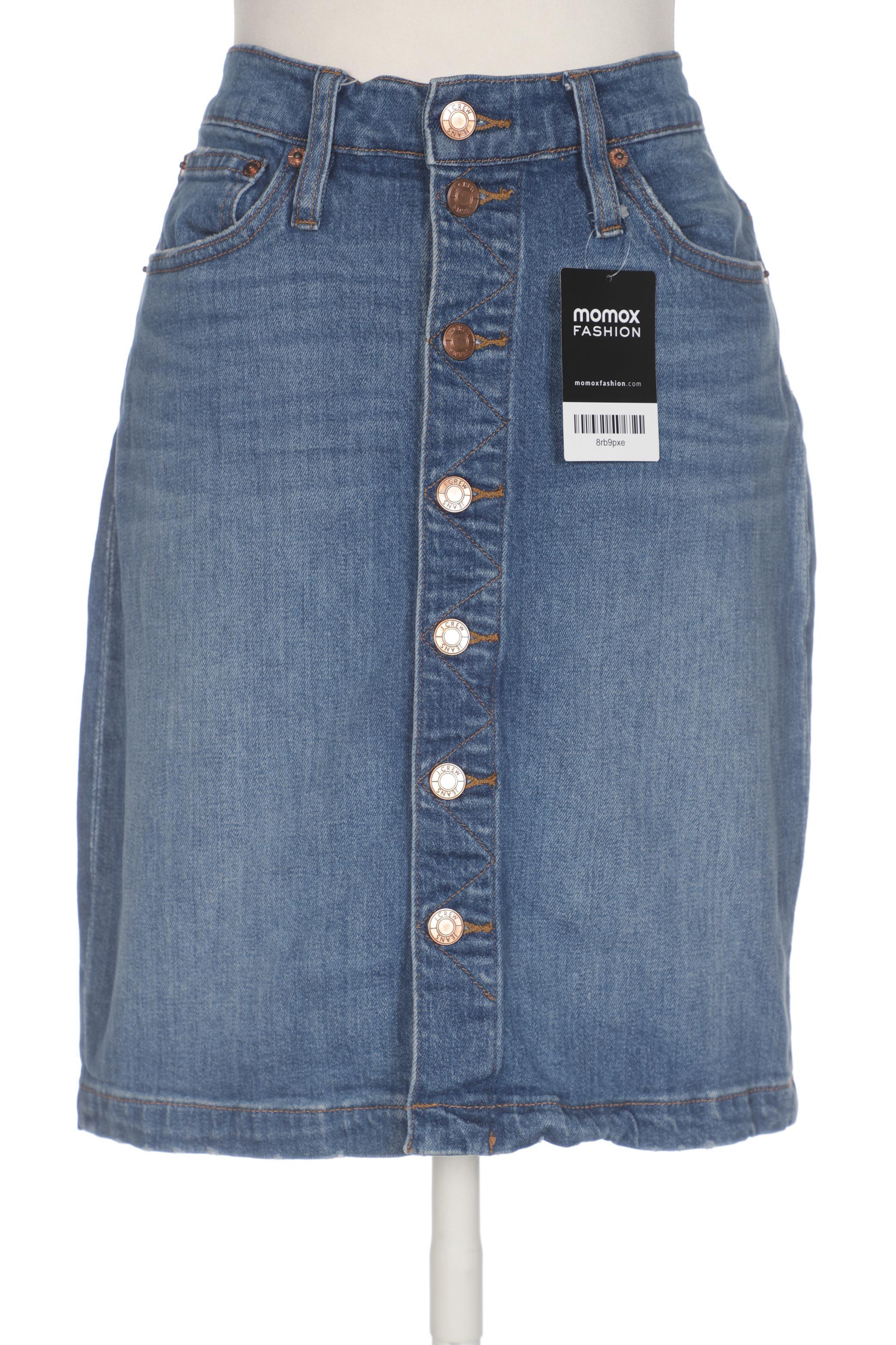 

J.Crew Damen Rock, blau, Gr. 25