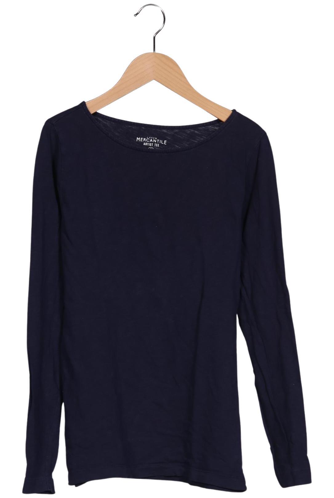 

J.Crew Damen Langarmshirt, marineblau, Gr. 36
