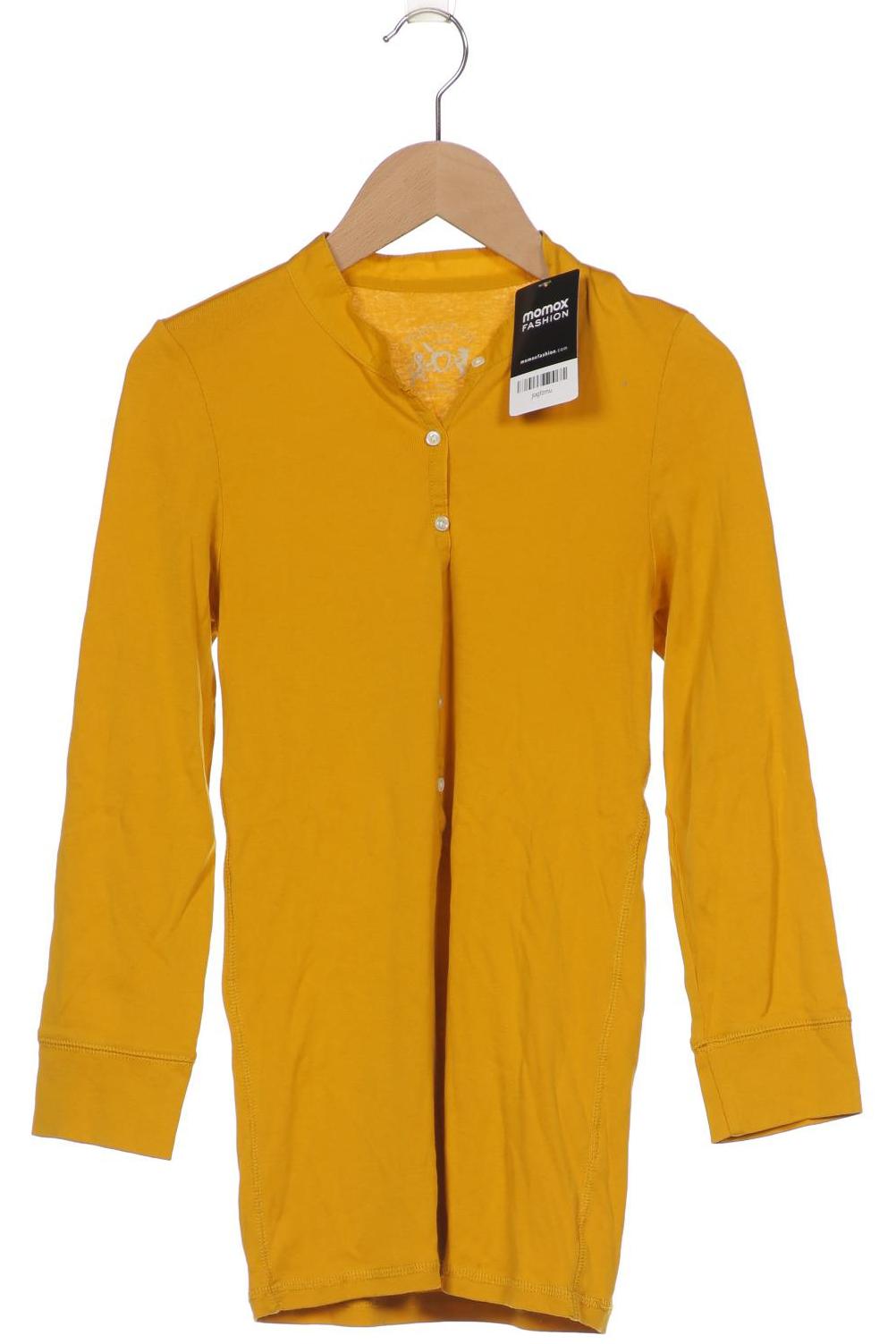 

J.Crew Damen Langarmshirt, gelb, Gr. 36