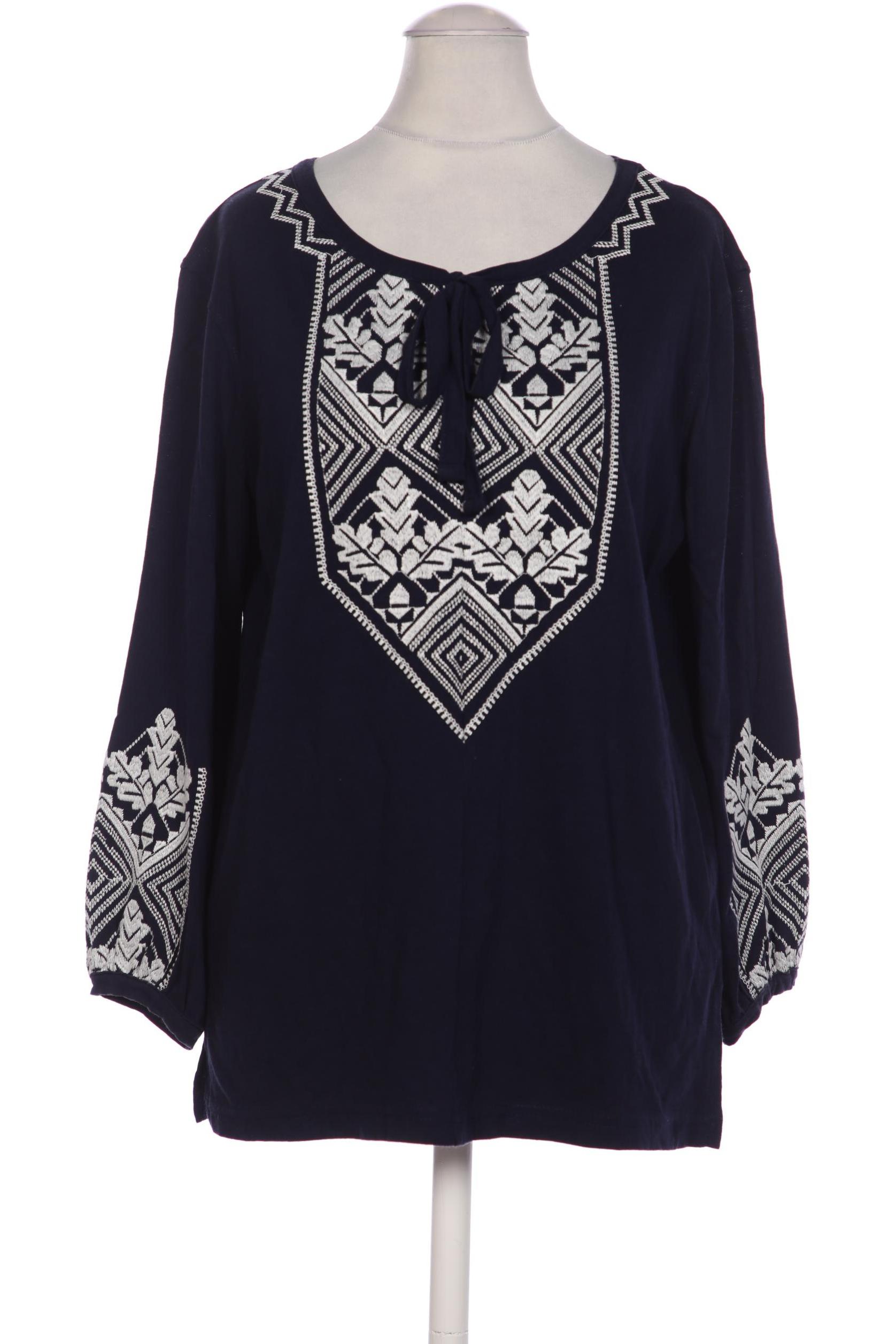

J.Crew Damen Langarmshirt, marineblau, Gr. 32