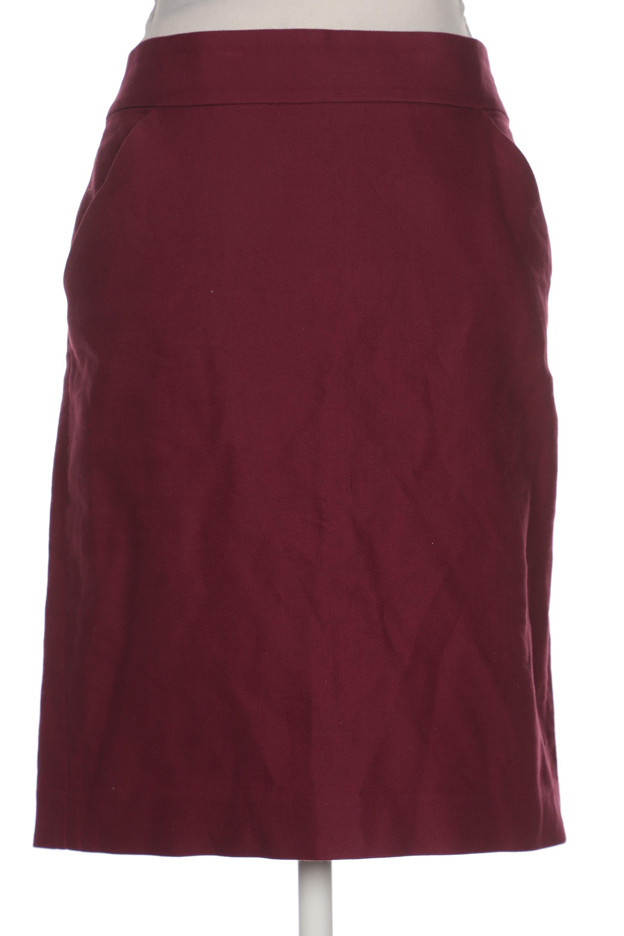 

J.Crew Damen Rock, bordeaux, Gr. 8