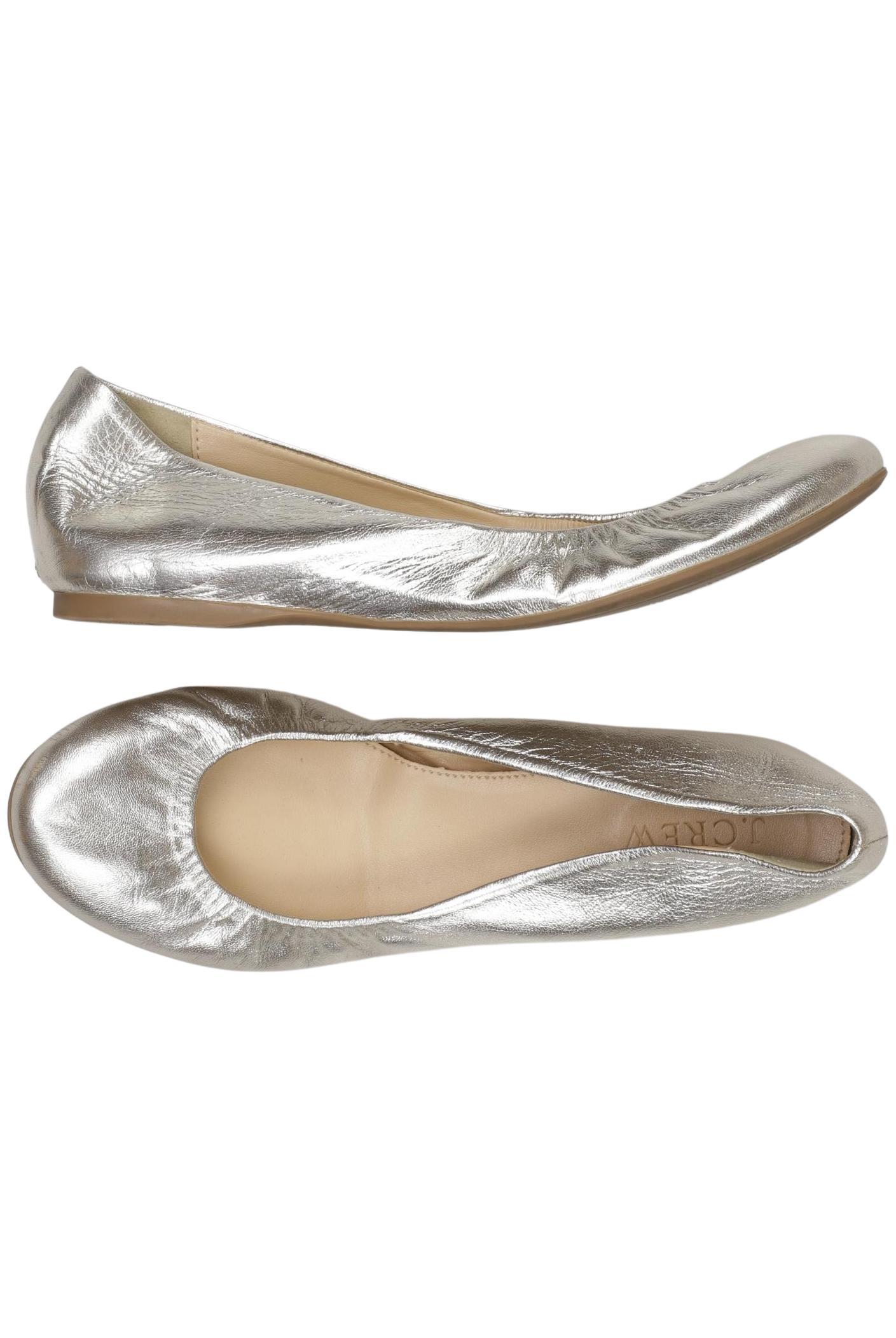 

J.Crew Damen Ballerinas, silber, Gr. 6.5
