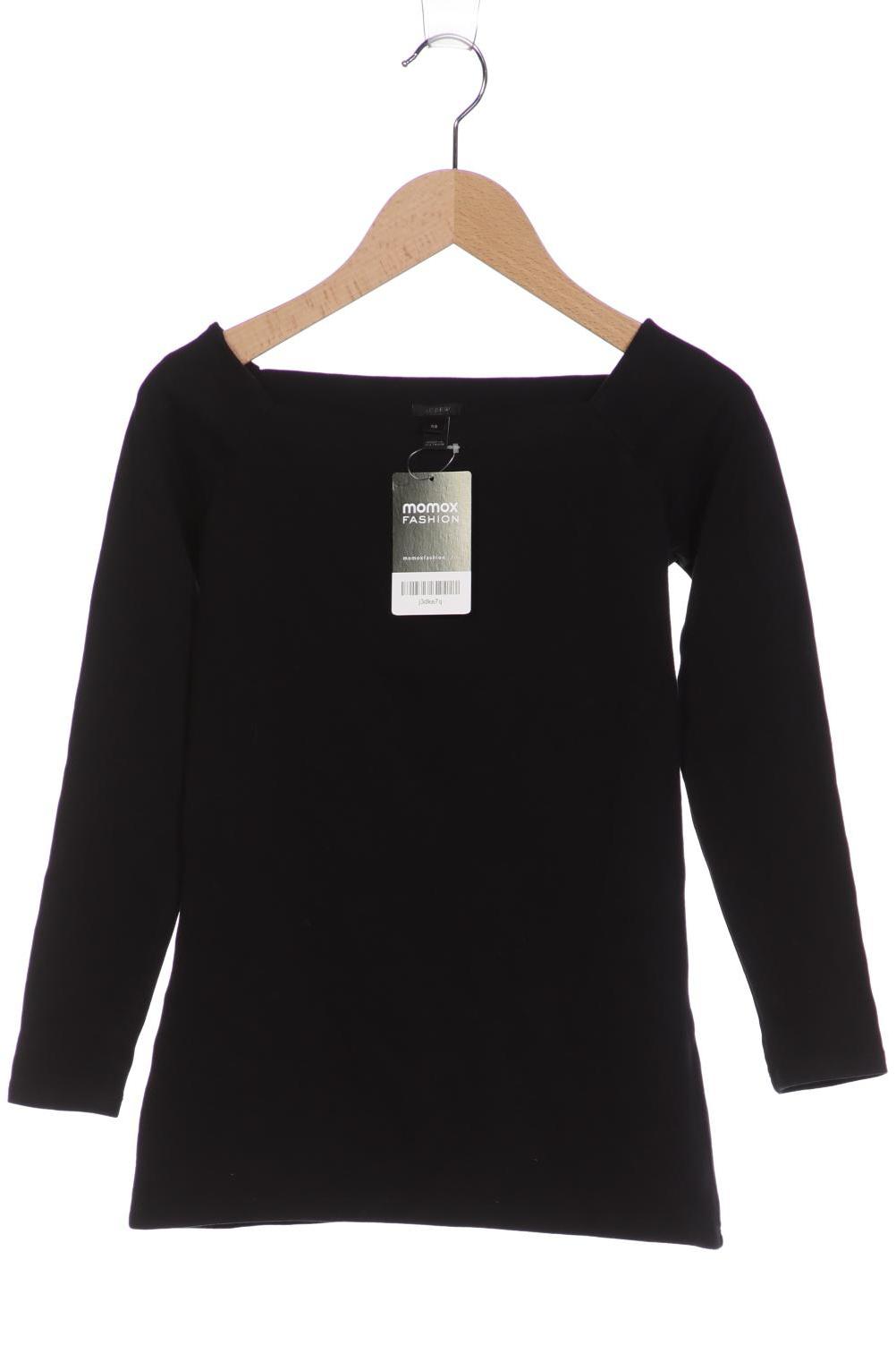 

J.Crew Damen Langarmshirt, schwarz, Gr. 34
