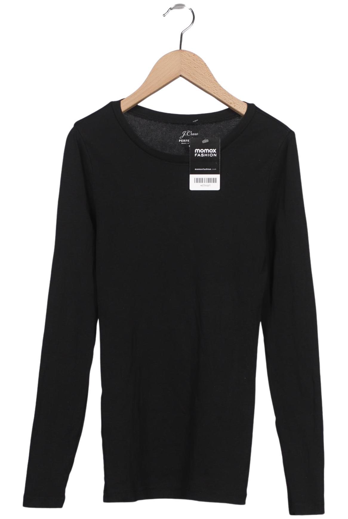 

J.Crew Damen Langarmshirt, schwarz, Gr. 36