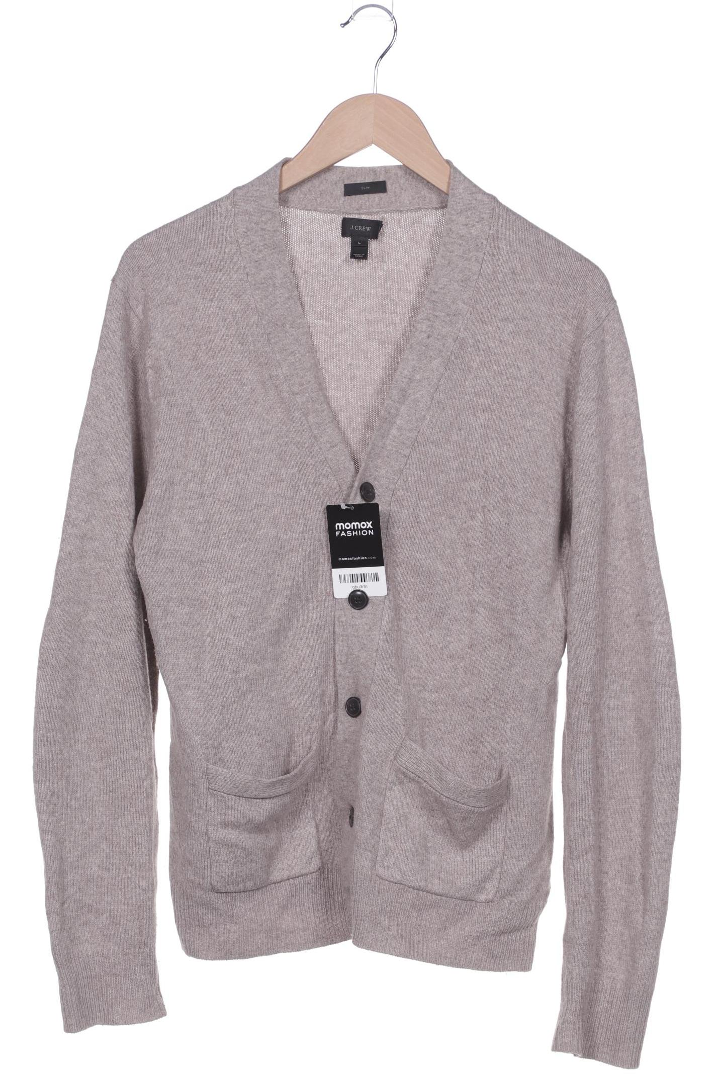 

J.Crew Herren Strickjacke, beige, Gr. 52