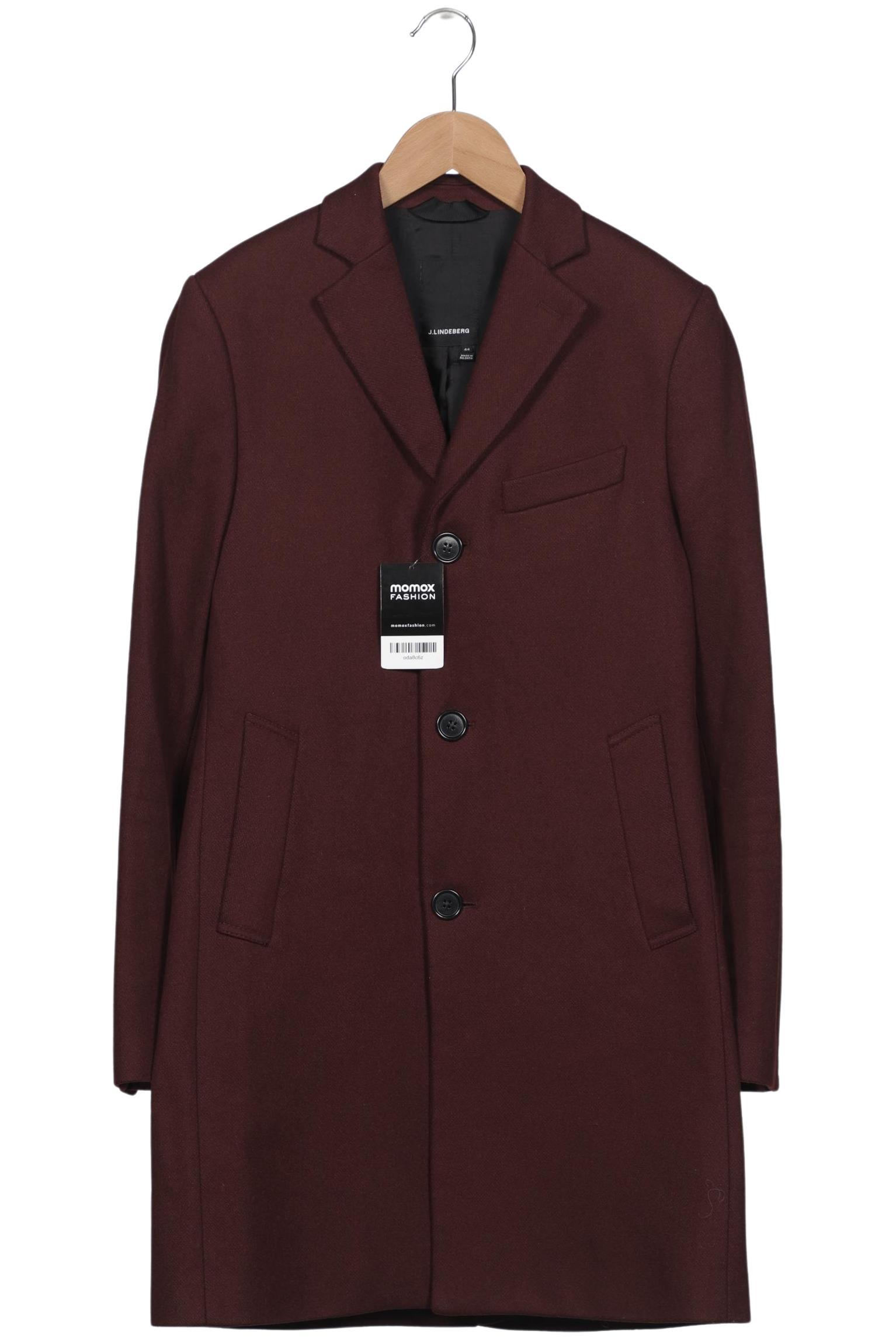 

J.lindeberg Herren Mantel, bordeaux, Gr. 44