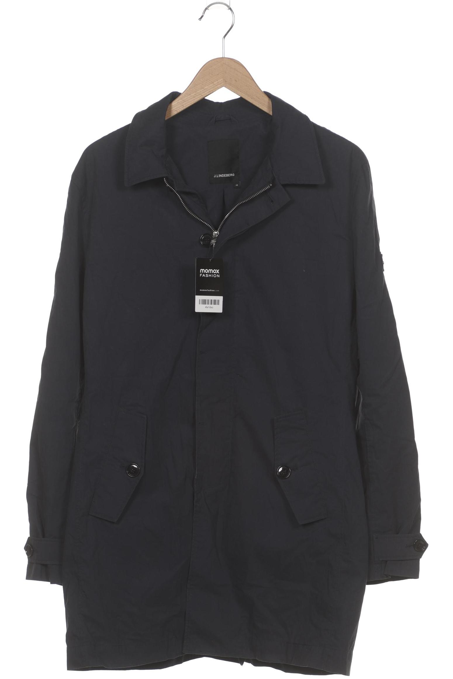 

J.lindeberg Herren Mantel, marineblau, Gr. 48