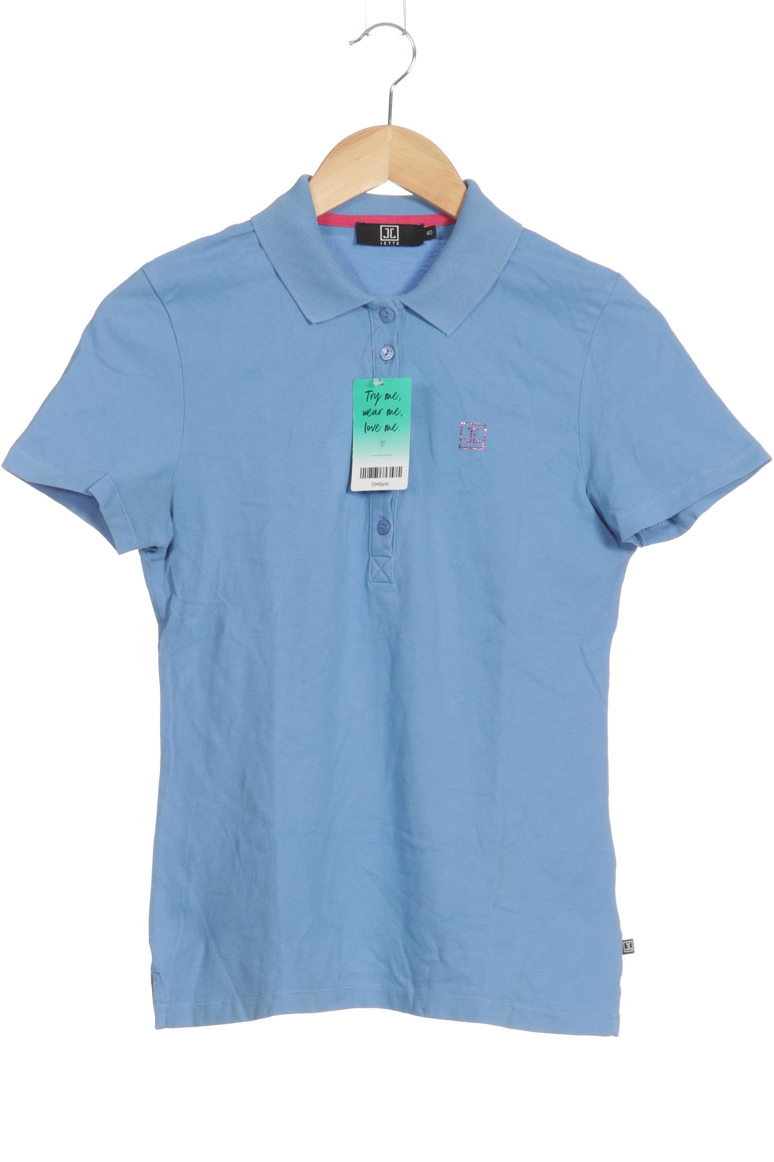 

Jette Jette Joop Damen Poloshirt, blau, Gr. 40
