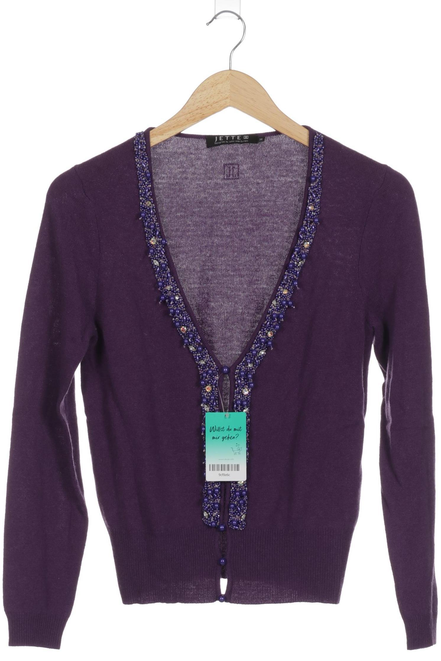 

Jette Jette Joop Damen Strickjacke, lila, Gr. 38