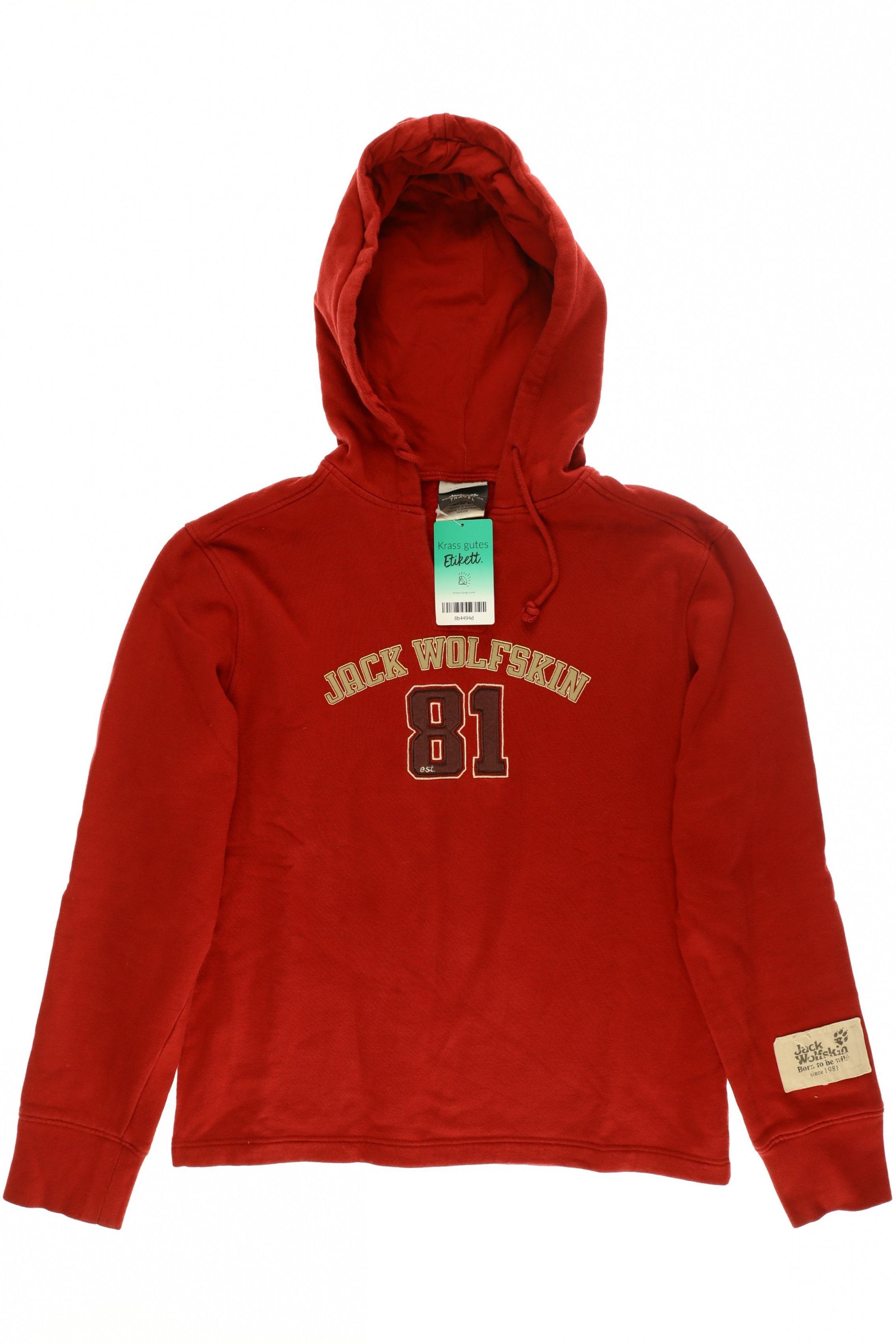 

Jack Wolfskin Damen Kapuzenpullover, rot, Gr.