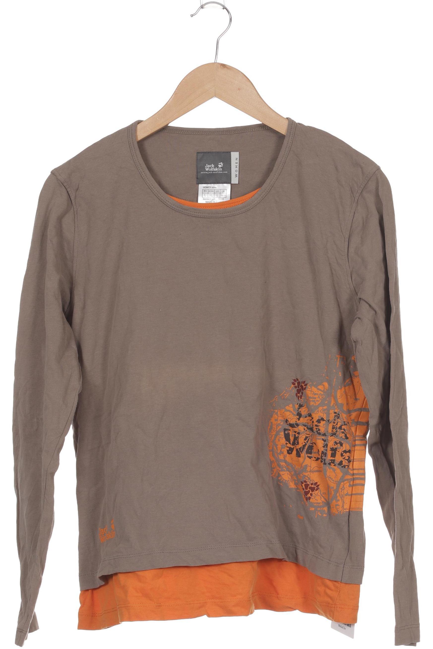 

Jack Wolfskin Damen Langarmshirt, braun, Gr.