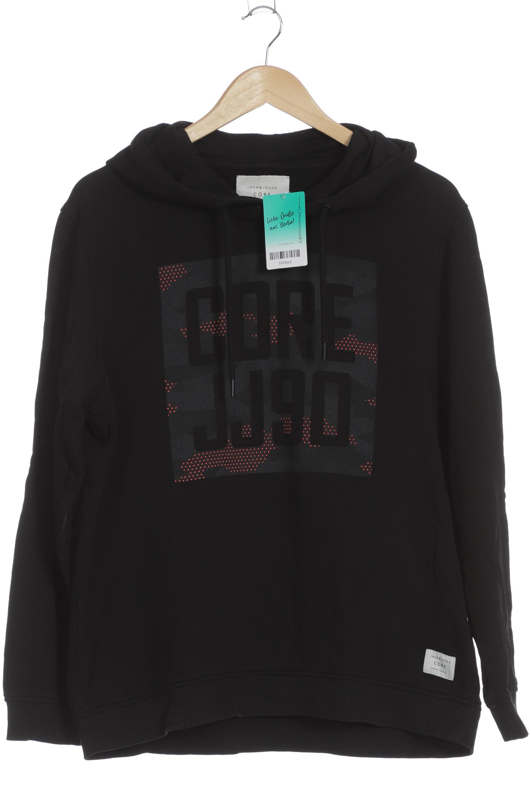 

Jack & Jones Herren Kapuzenpullover, schwarz, Gr.