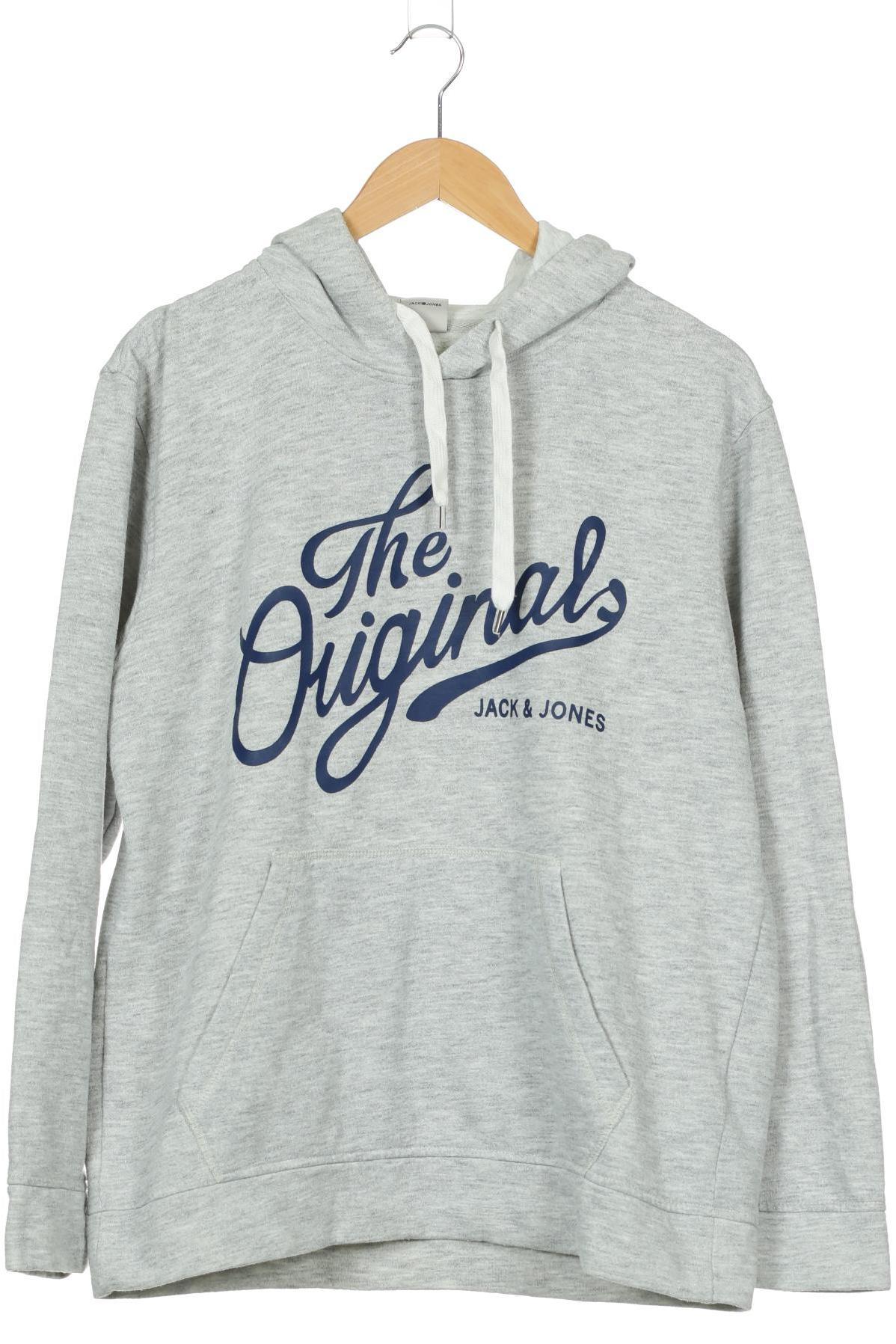 

Jack & Jones Herren Kapuzenpullover, silber, Gr.