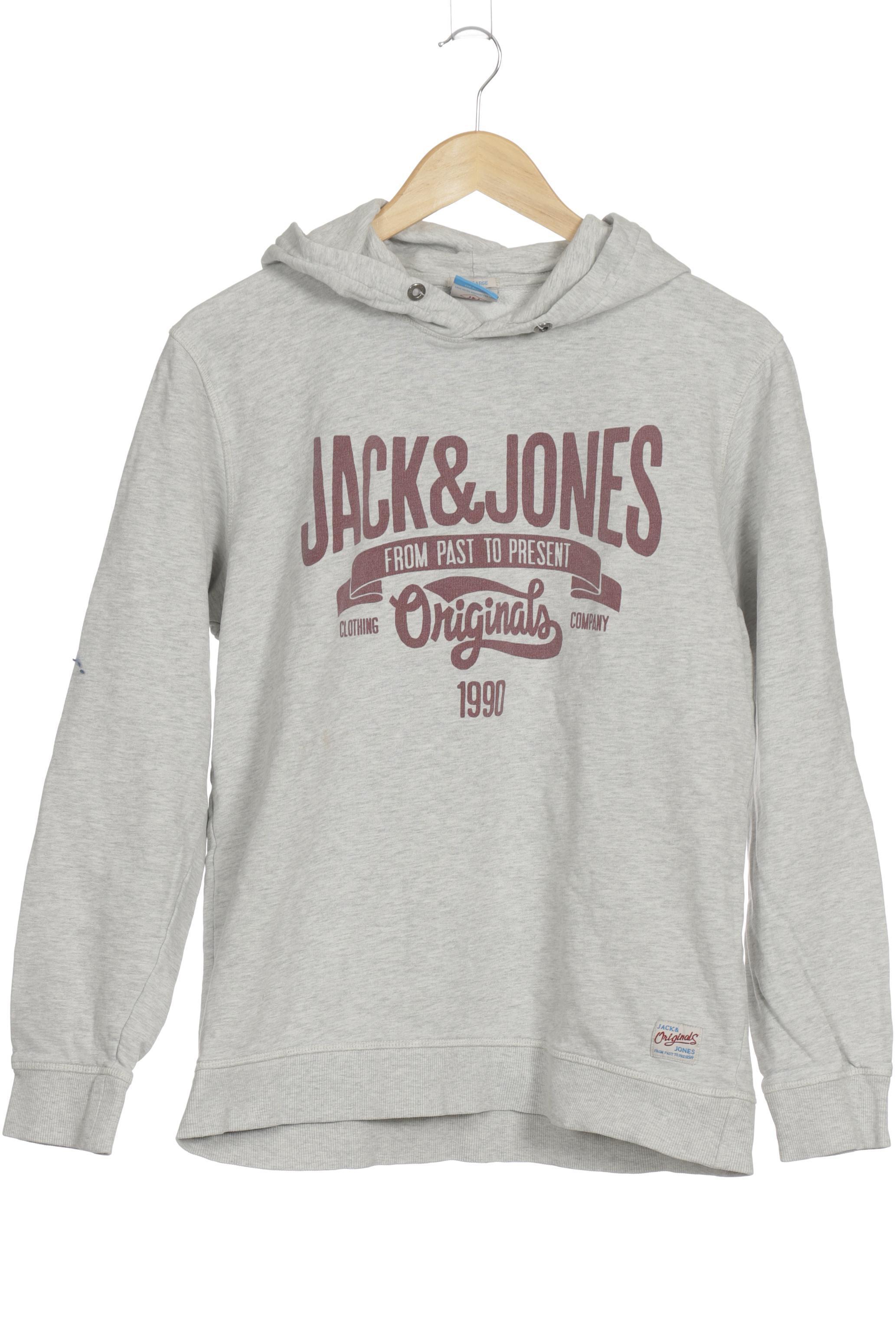 

Jack & Jones Herren Kapuzenpullover, grau, Gr.