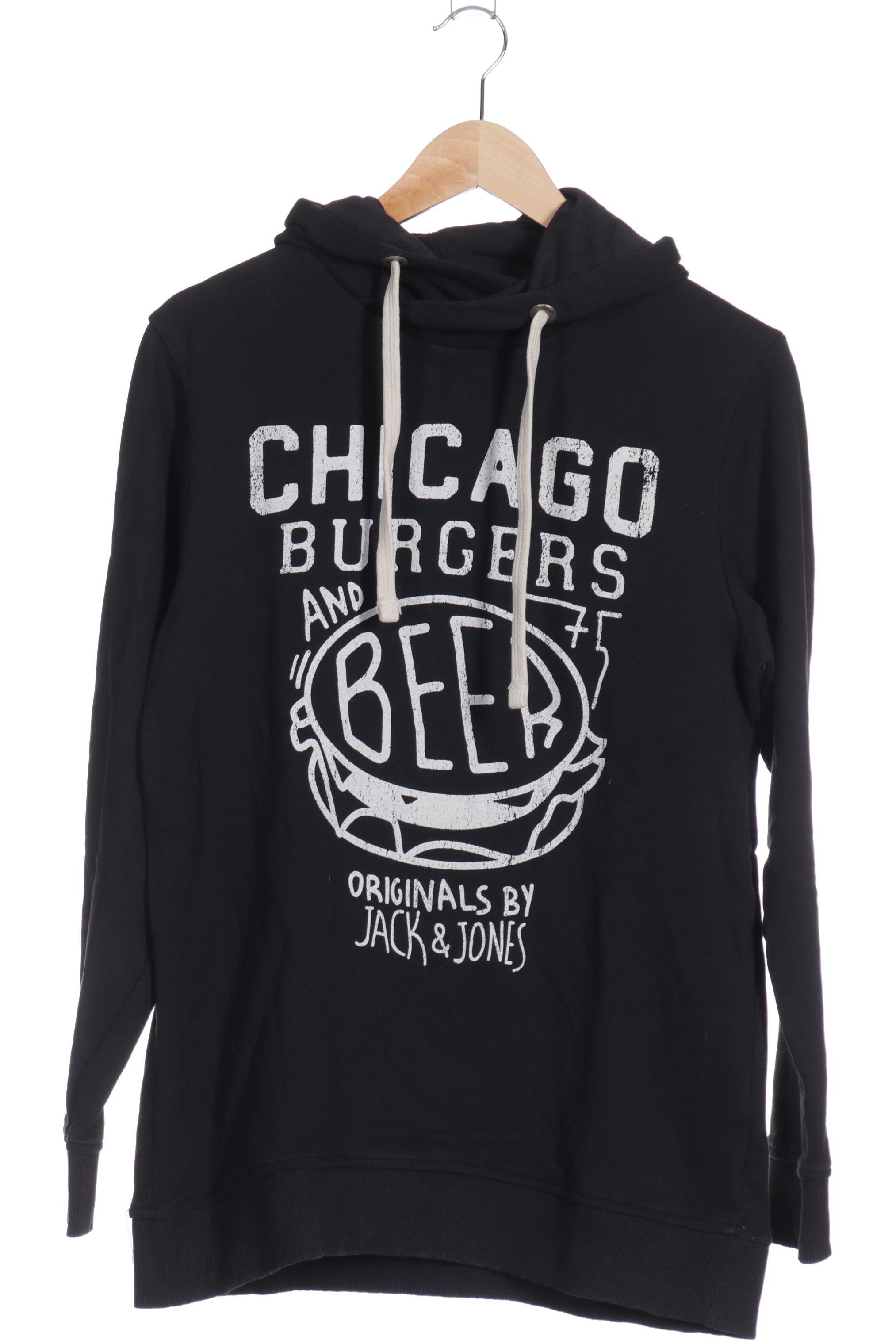 

Jack & Jones Herren Kapuzenpullover, schwarz, Gr.