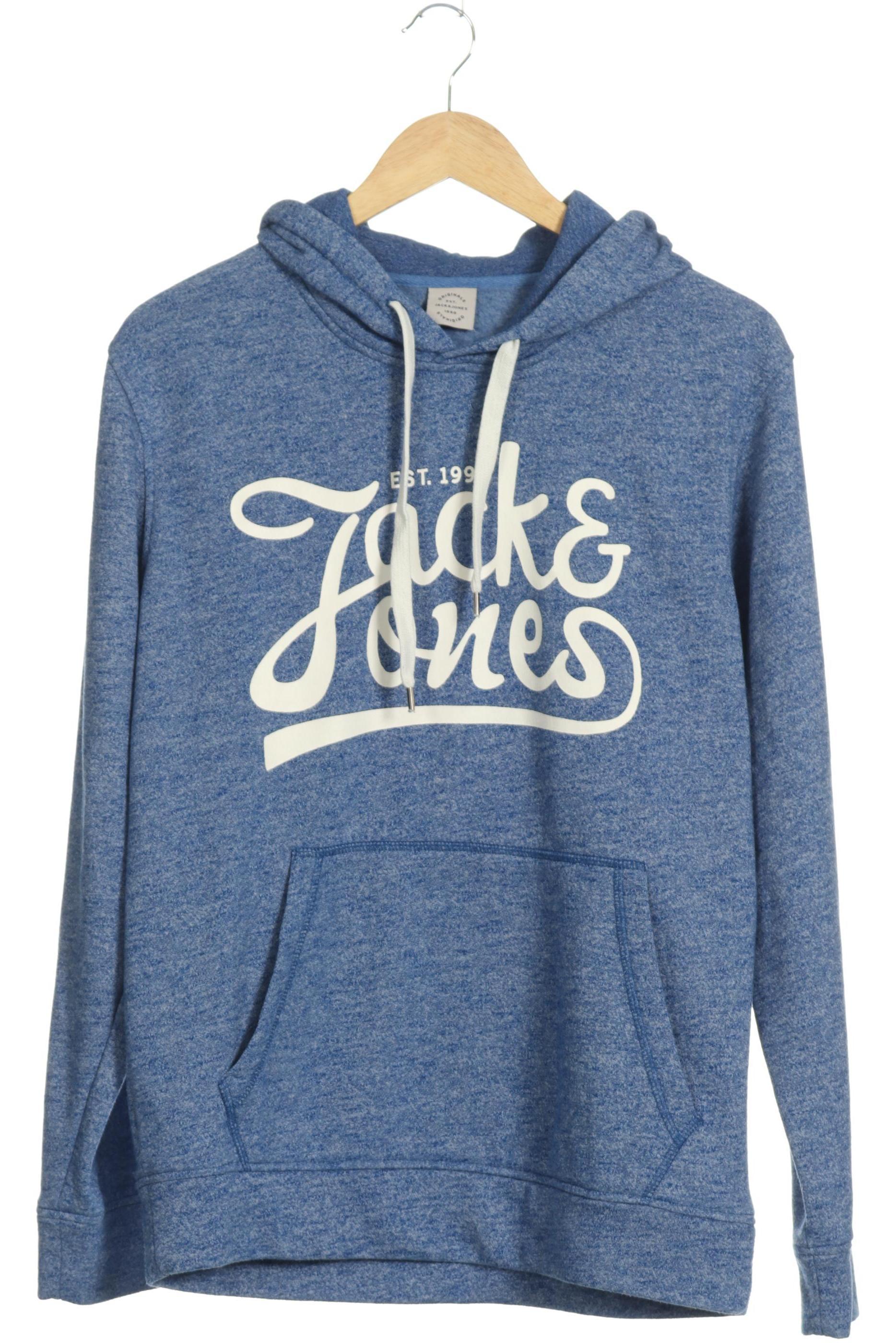 

Jack & Jones Herren Kapuzenpullover, blau, Gr.