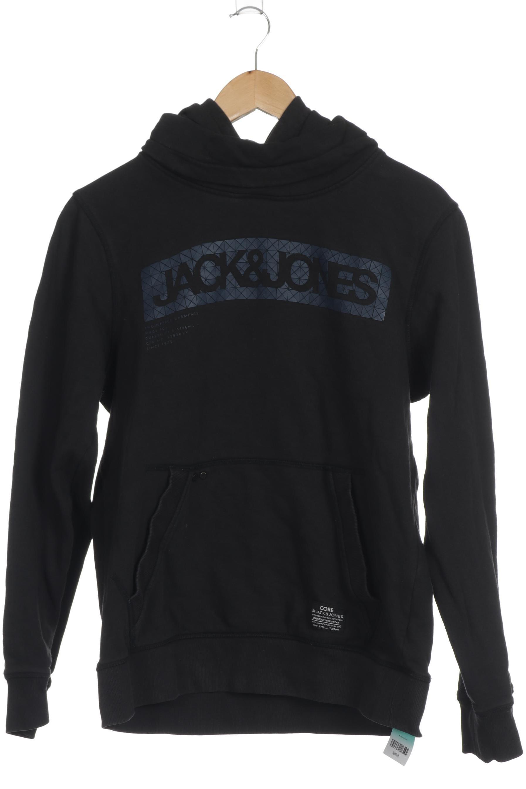 

Jack & Jones Herren Kapuzenpullover, schwarz, Gr.