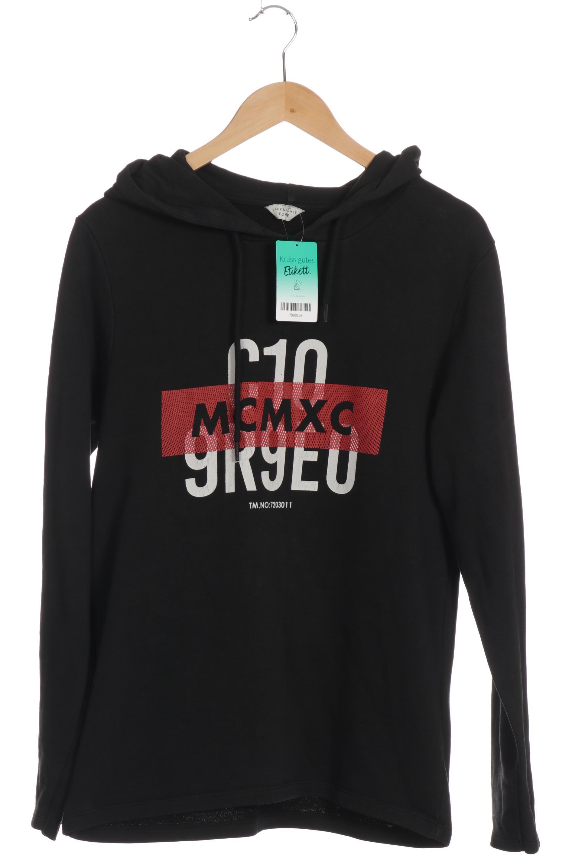 

Jack & Jones Herren Kapuzenpullover, schwarz, Gr.