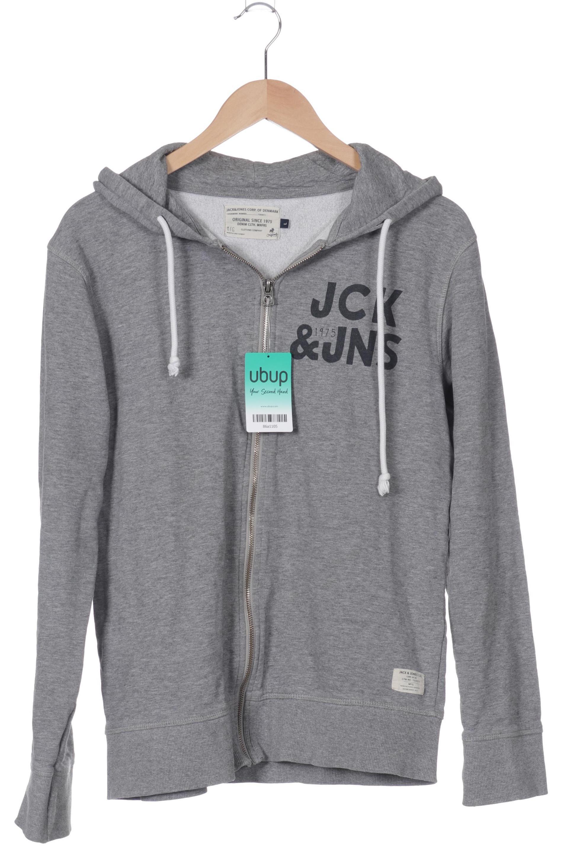 

Jack & Jones Herren Kapuzenpullover, grau, Gr.