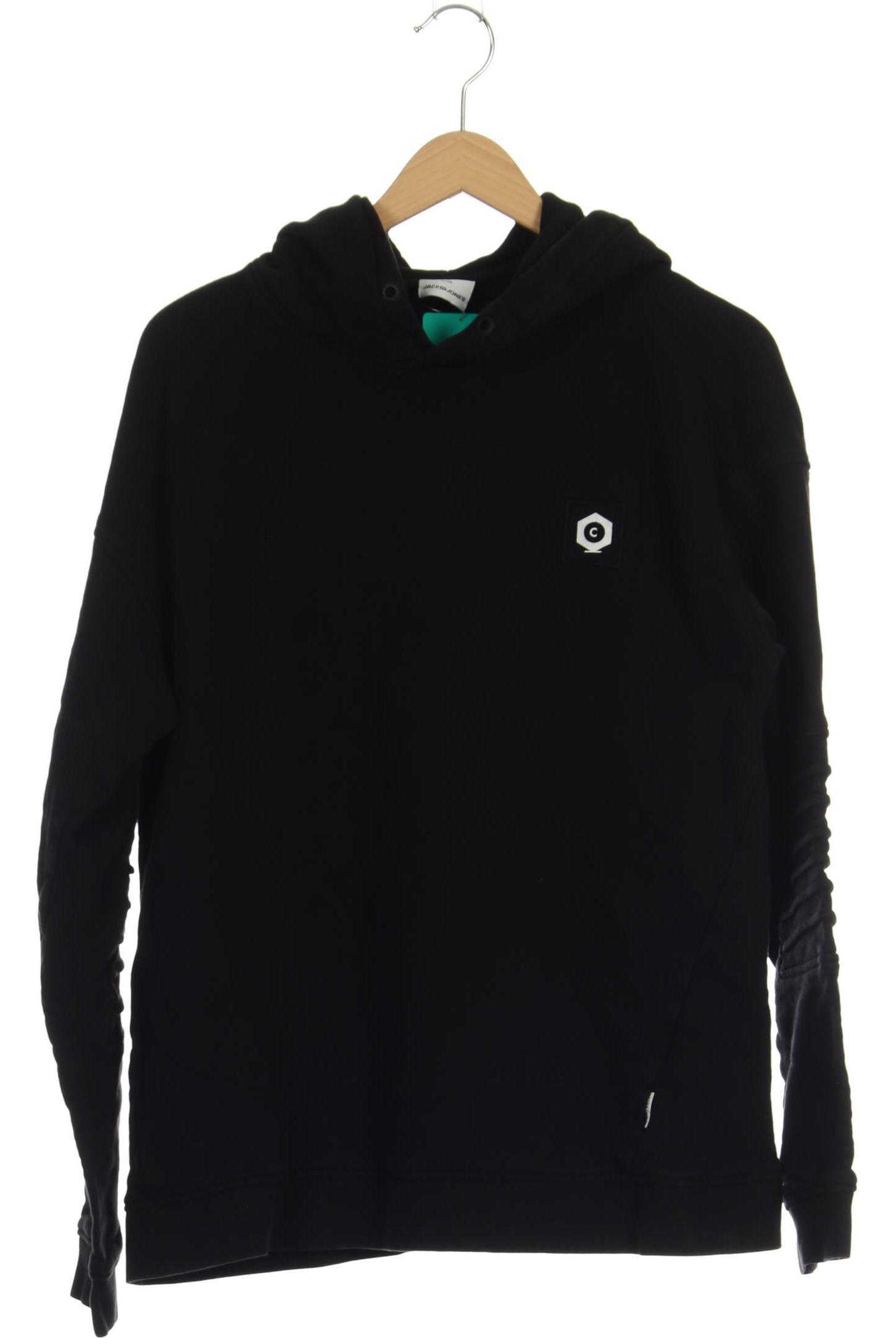 

Jack & Jones Herren Kapuzenpullover, schwarz, Gr.