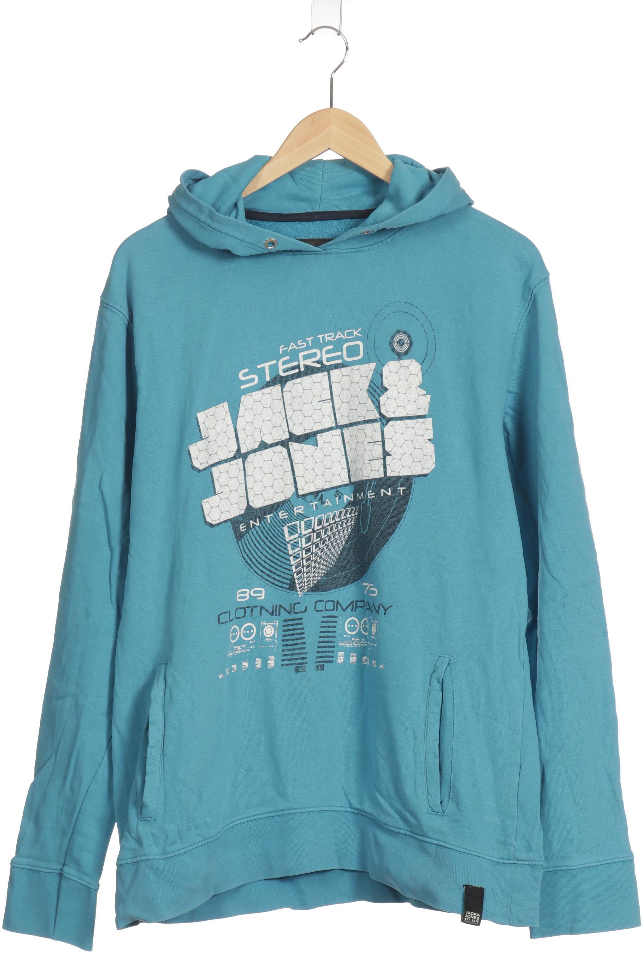 

Jack & Jones Herren Kapuzenpullover, blau, Gr.