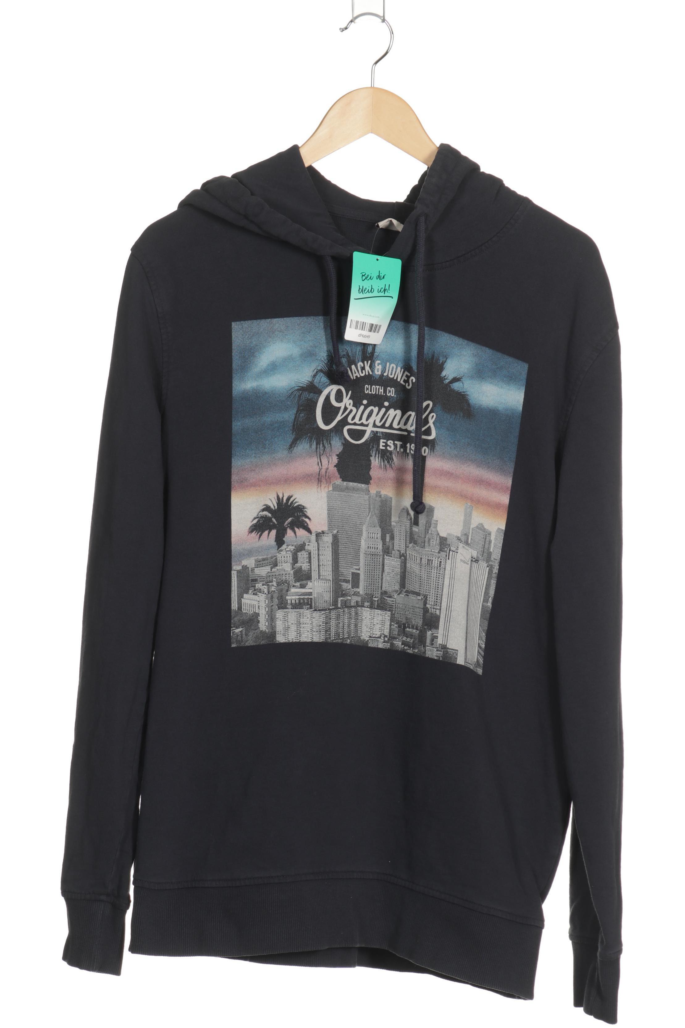 

Jack & Jones Herren Kapuzenpullover, blau, Gr.