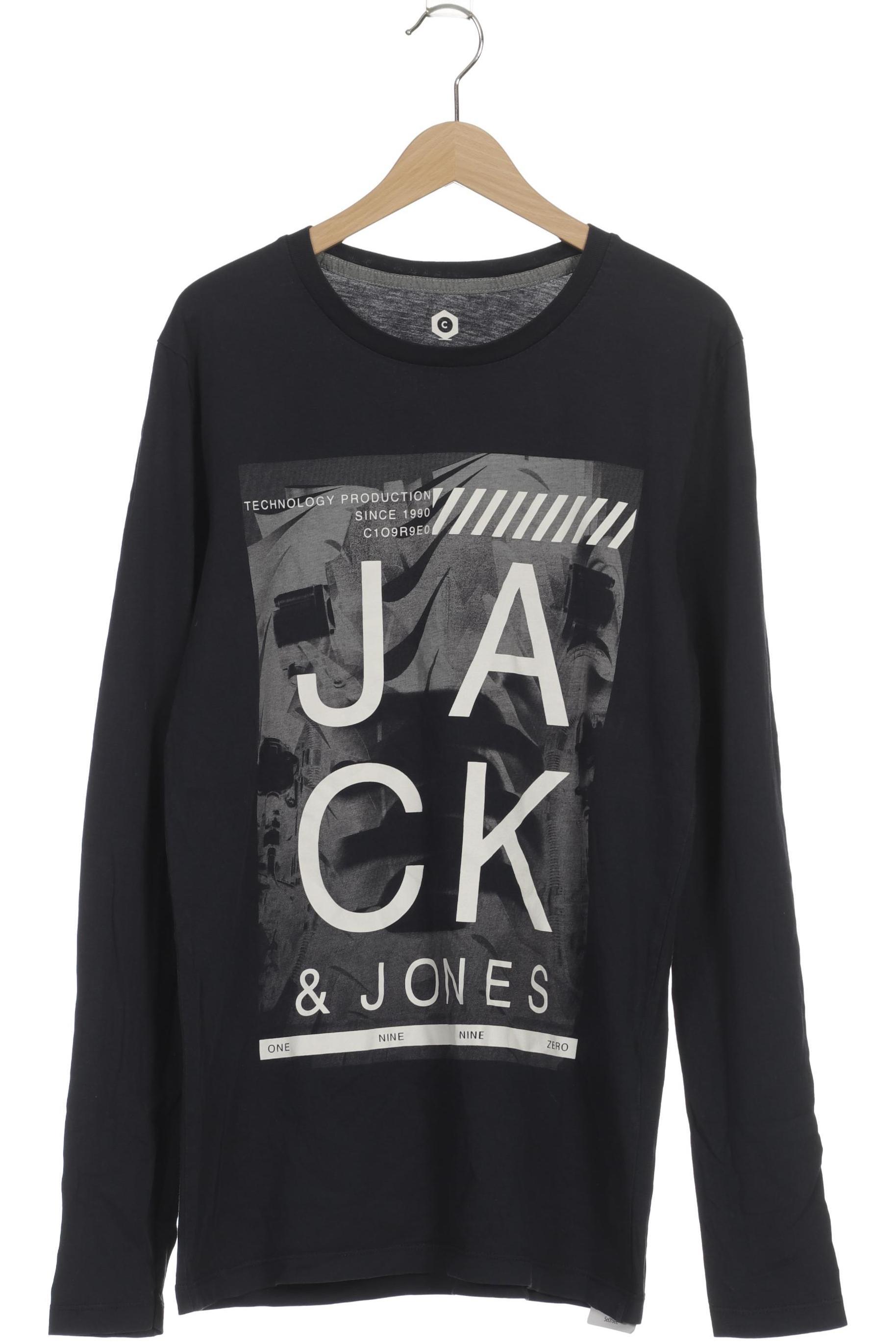 

Jack & Jones Herren Langarmshirt, blau, Gr.