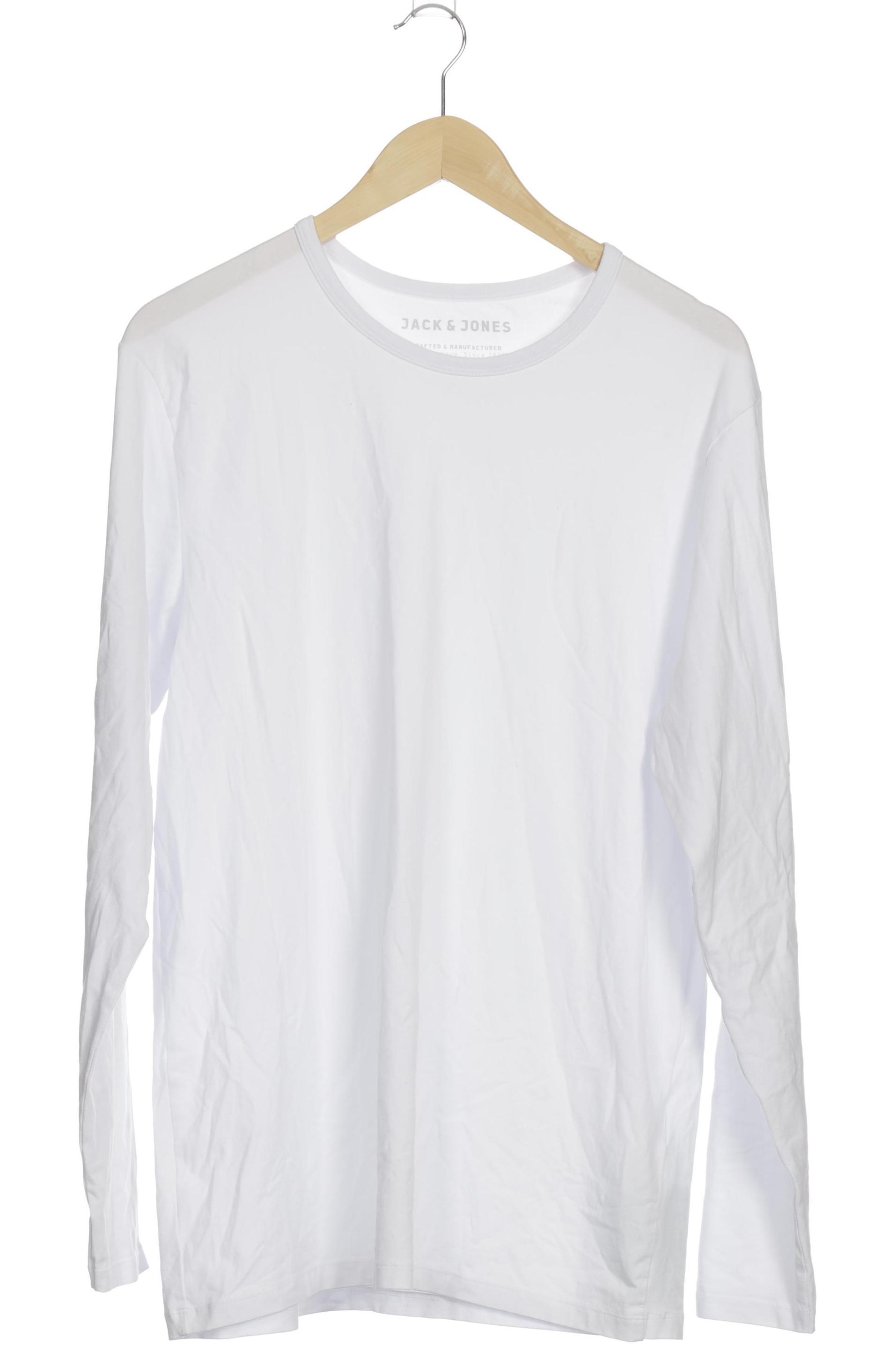 Thumbnail - Jack &amp; Jones Herren Langarmshirt, weiß, Gr.