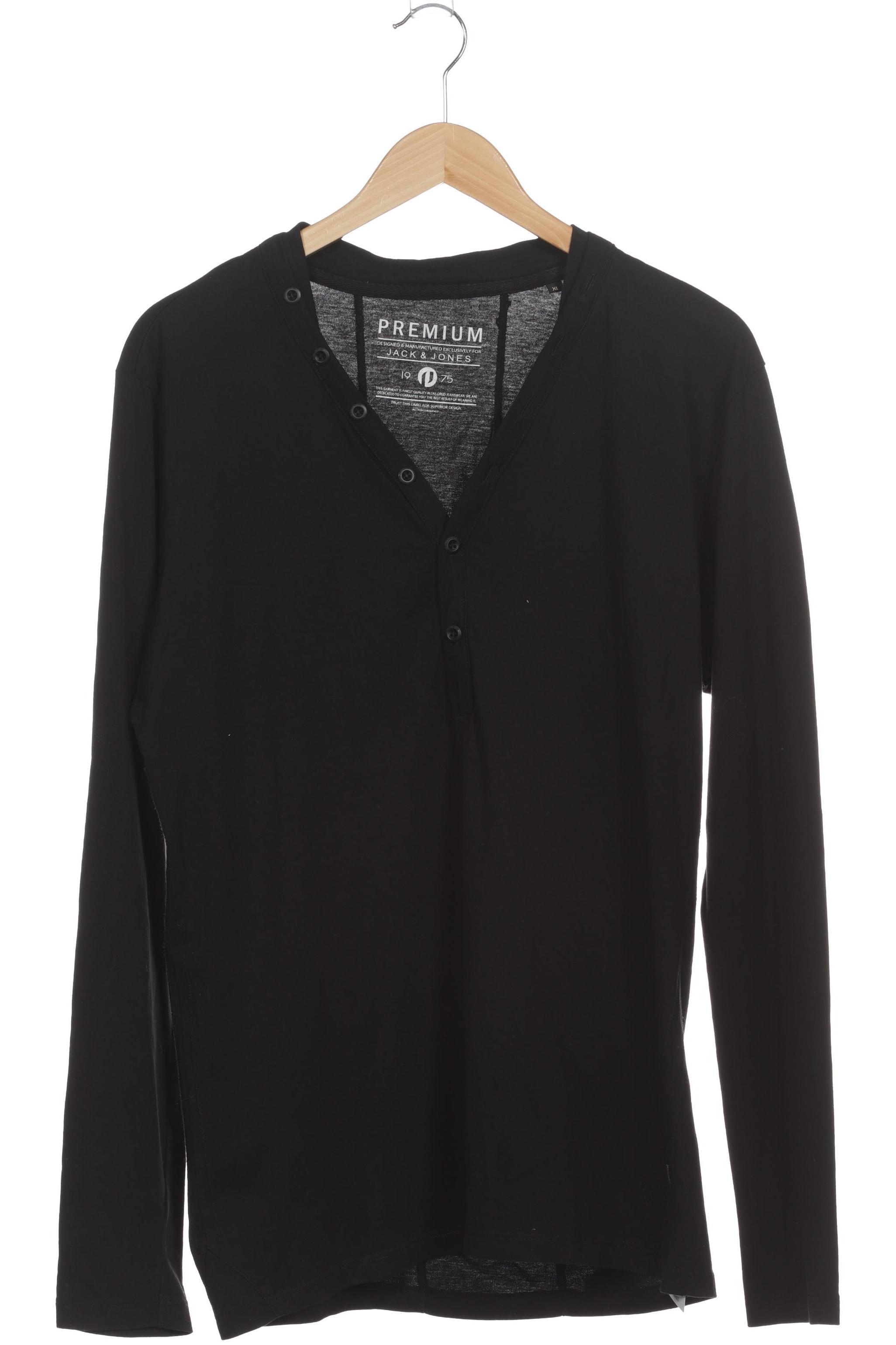 

Jack & Jones Herren Langarmshirt, schwarz, Gr.