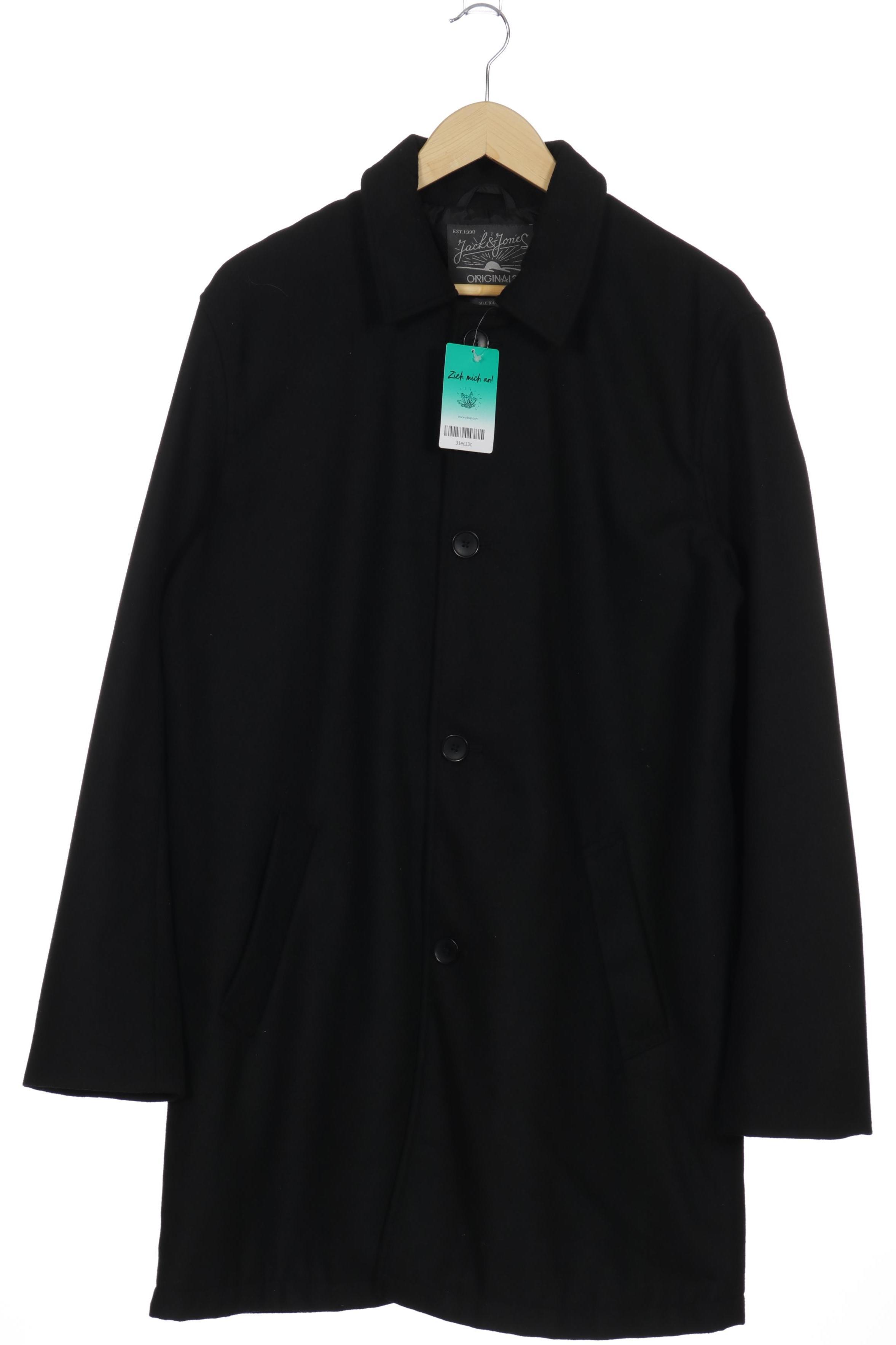 

Jack & Jones Herren Mantel, schwarz, Gr.
