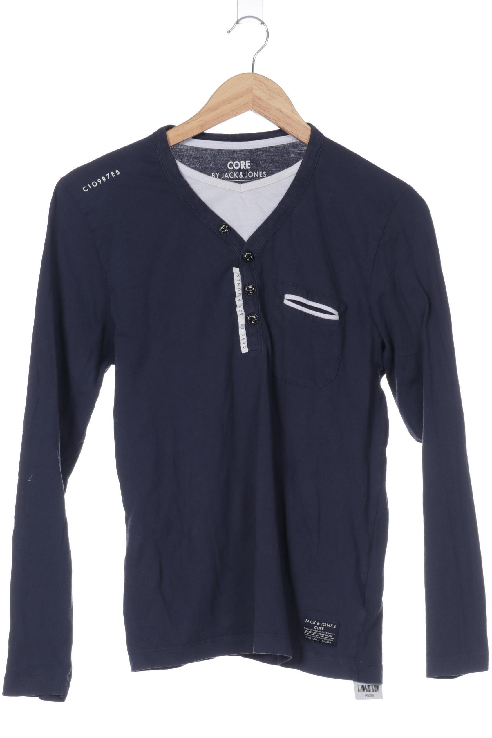 

Jack & Jones Herren Langarmshirt, blau, Gr.