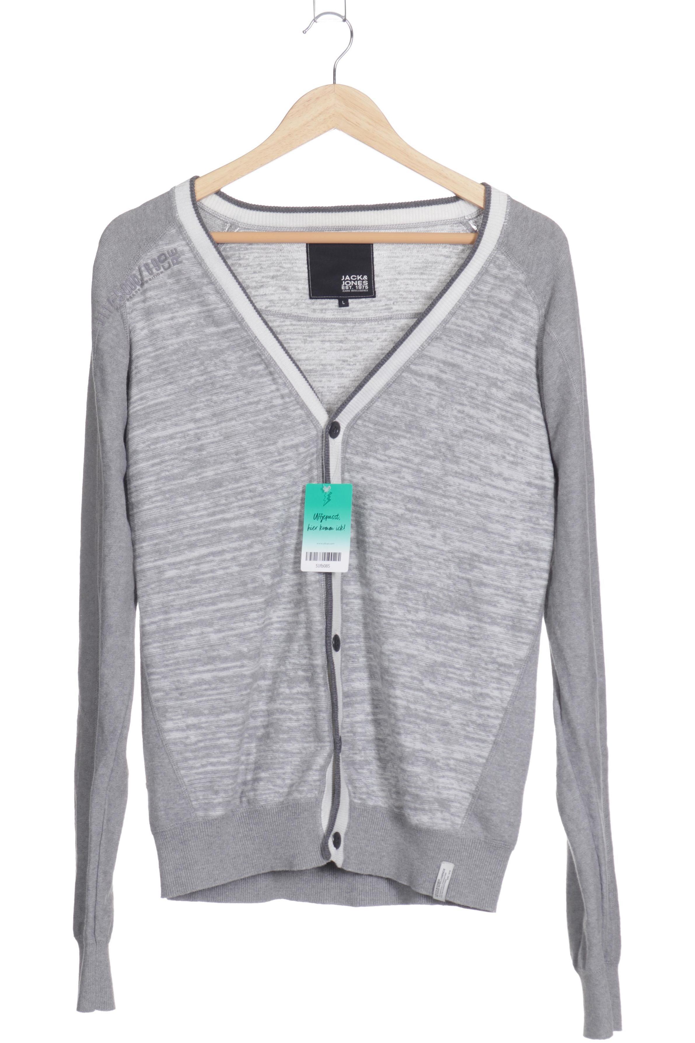 

Jack & Jones Herren Strickjacke, grau, Gr.