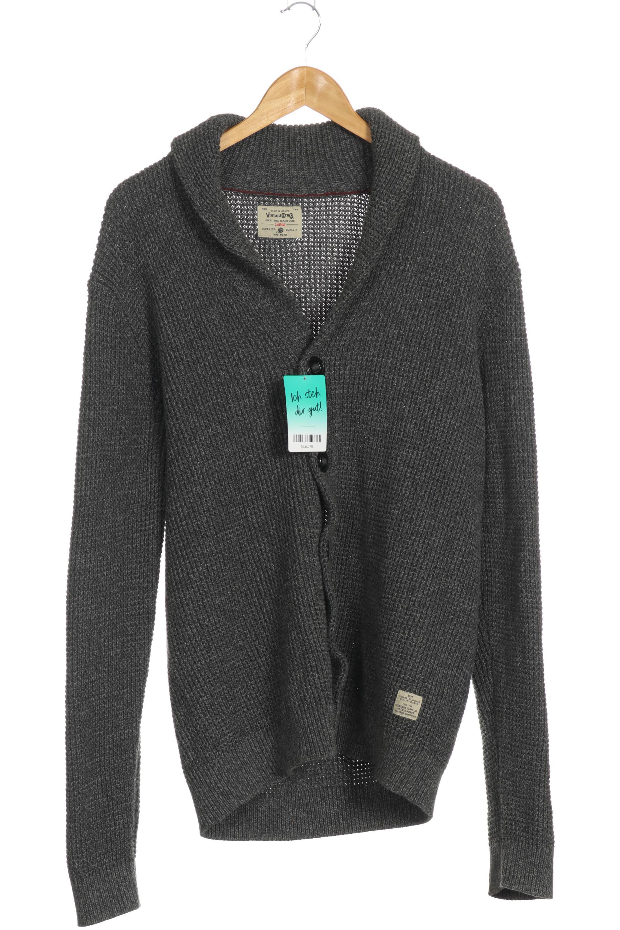 

Jack & Jones Herren Strickjacke, grau, Gr.