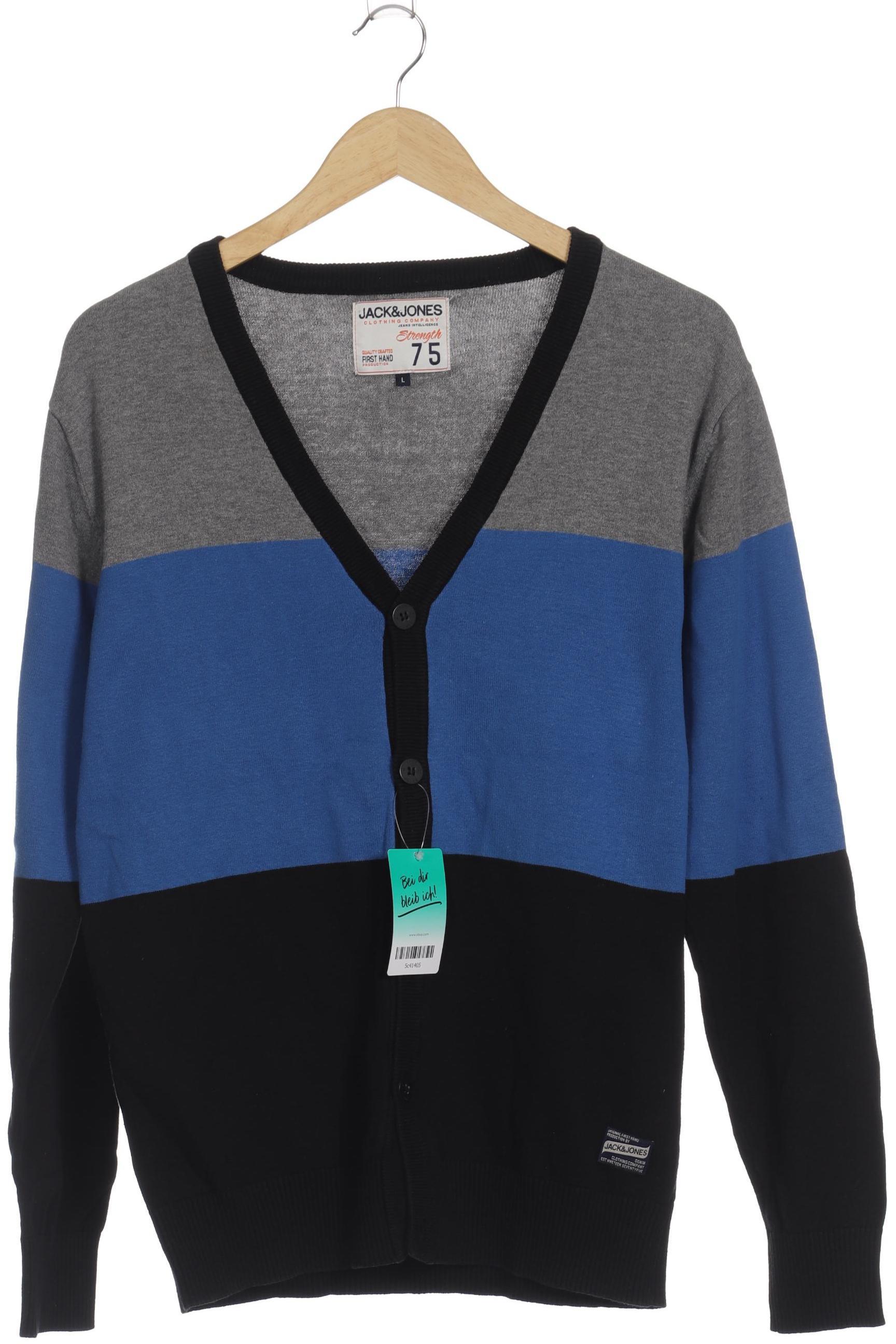 

Jack & Jones Herren Strickjacke, blau, Gr.