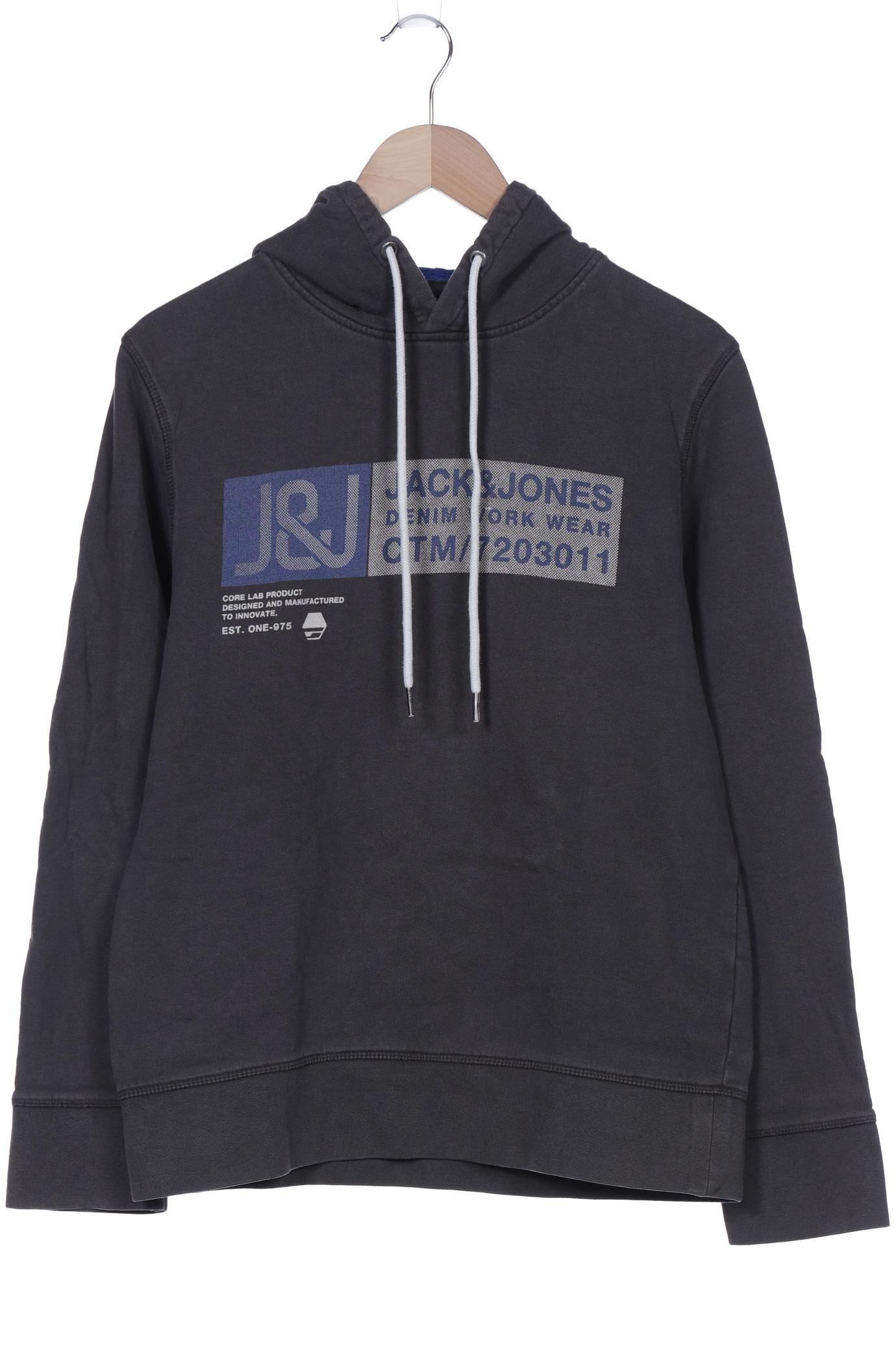

Jack & Jones Herren Kapuzenpullover, grau, Gr. 52