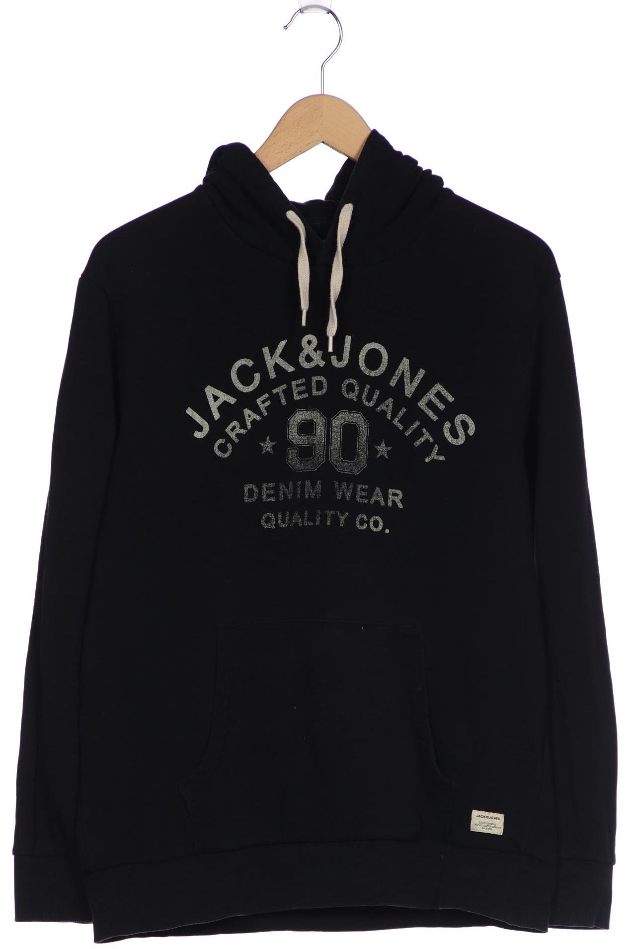 

Jack & Jones Herren Kapuzenpullover, schwarz, Gr. 52