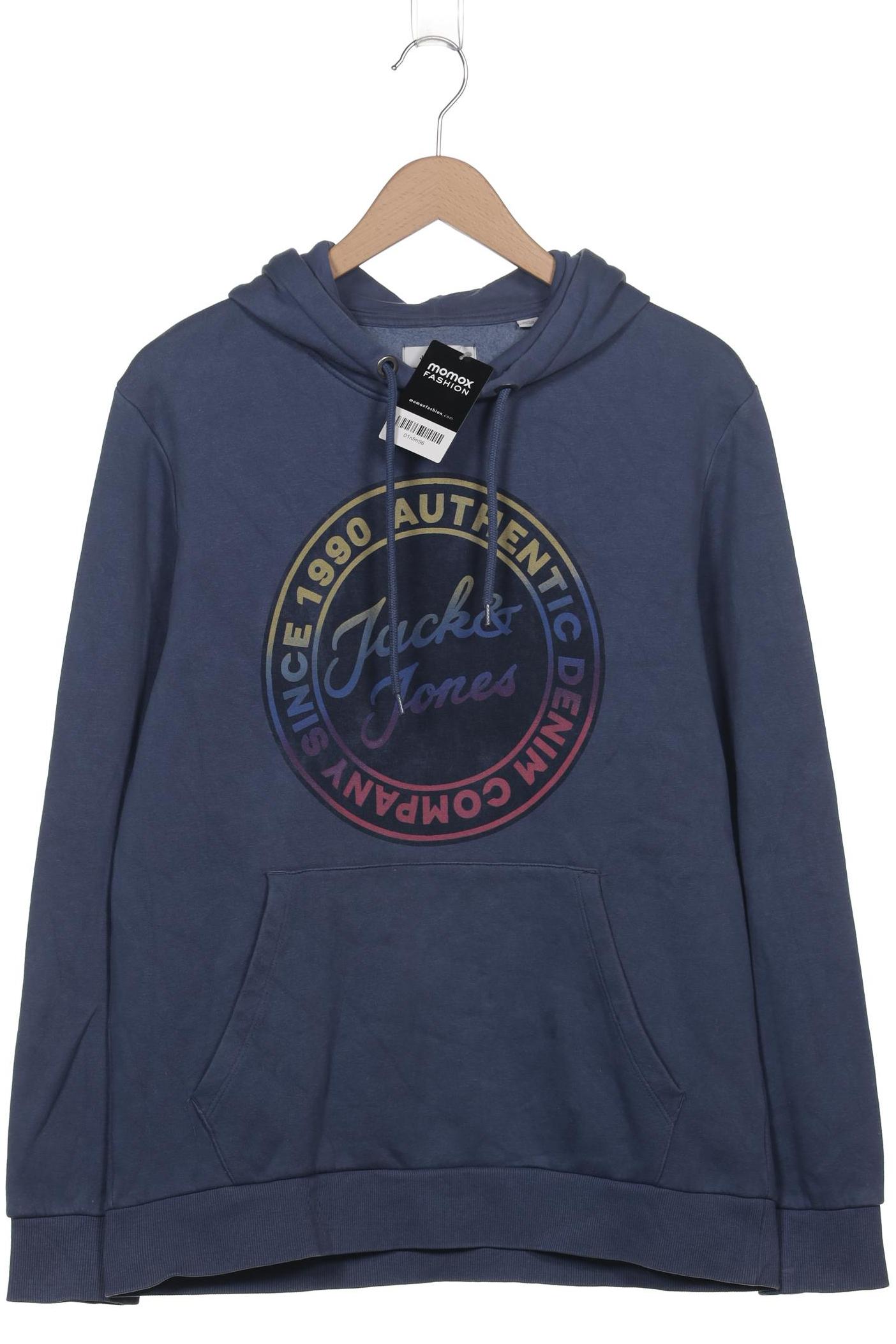 

Jack & Jones Herren Kapuzenpullover, blau, Gr. 52