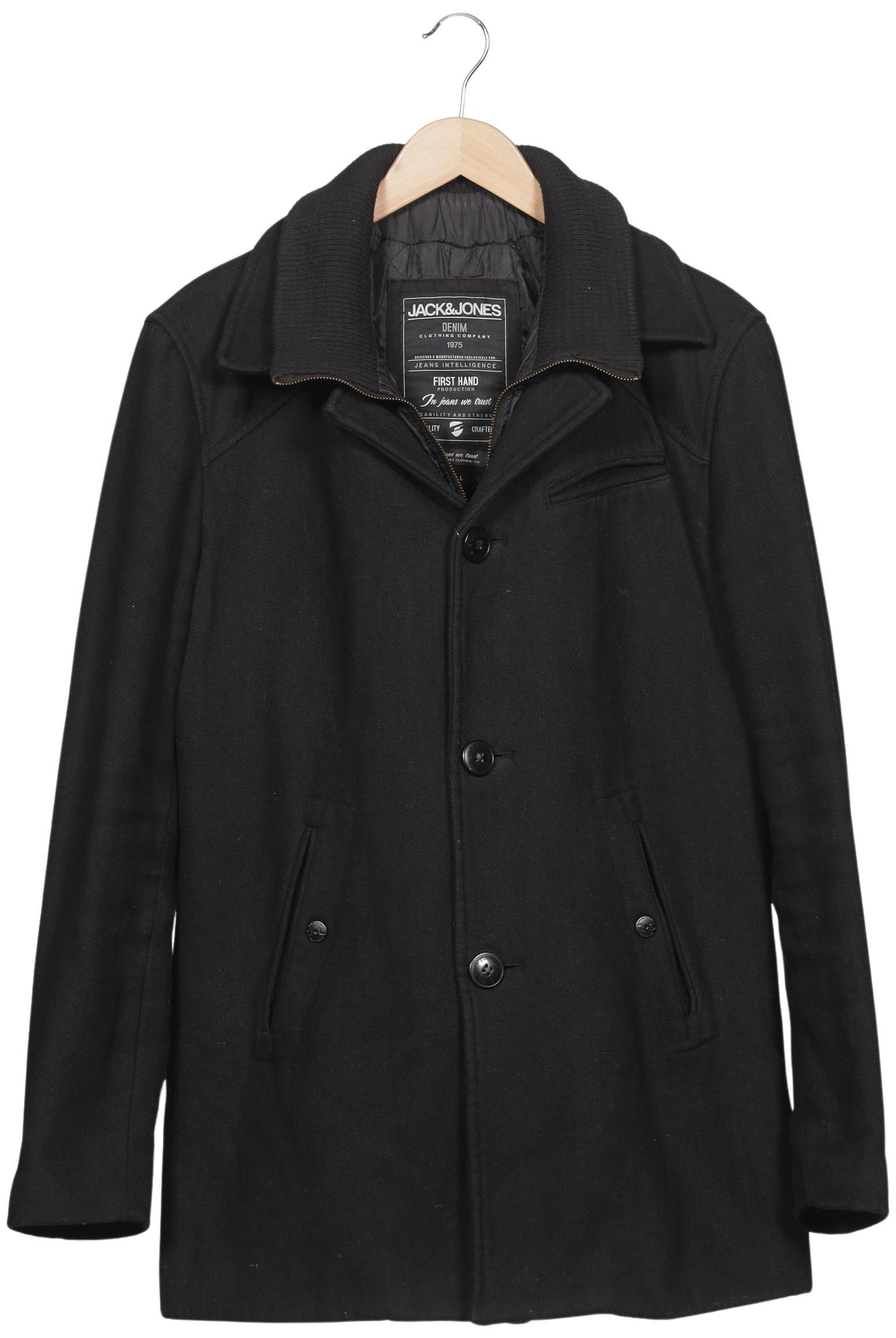 

Jack & Jones Herren Mantel, schwarz, Gr. 52