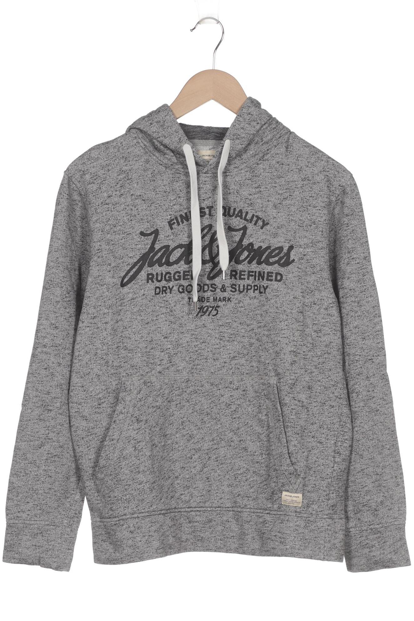 

Jack & Jones Herren Kapuzenpullover, grau, Gr. 46
