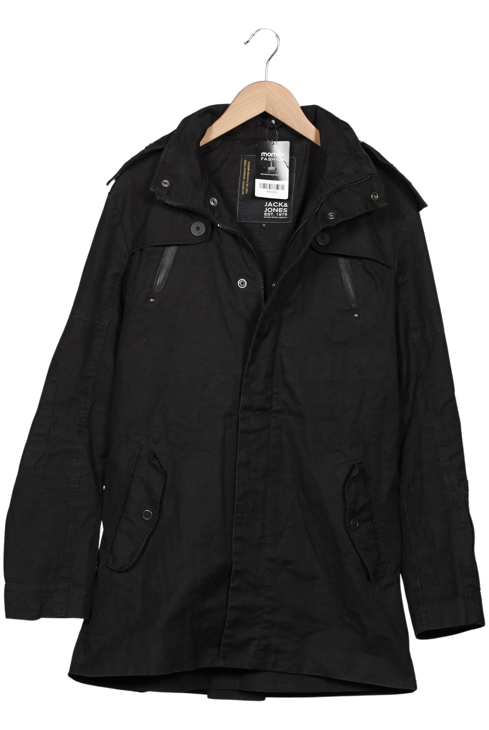 

Jack & Jones Herren Mantel, schwarz, Gr. 48