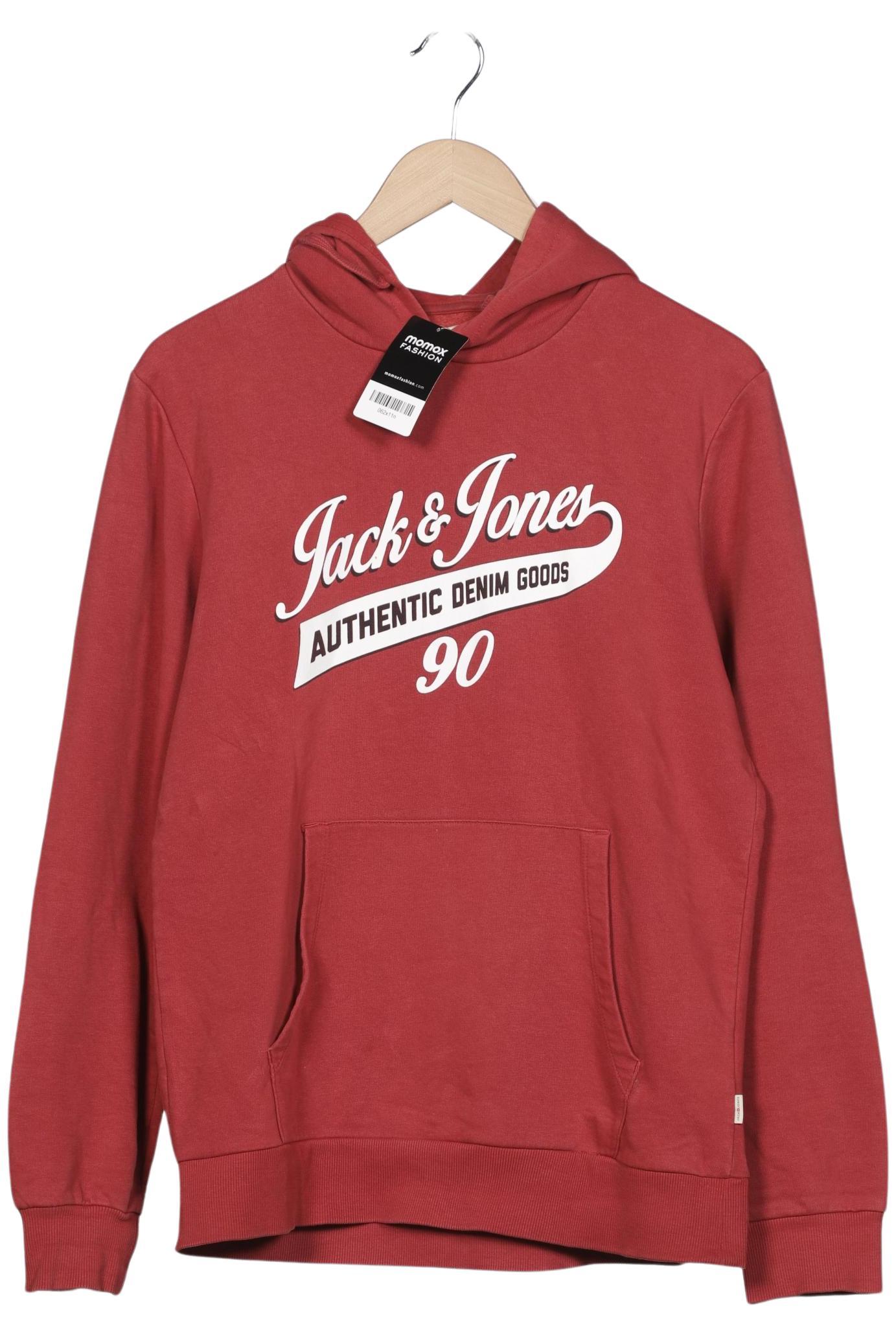 

Jack & Jones Herren Kapuzenpullover, rot, Gr. 46