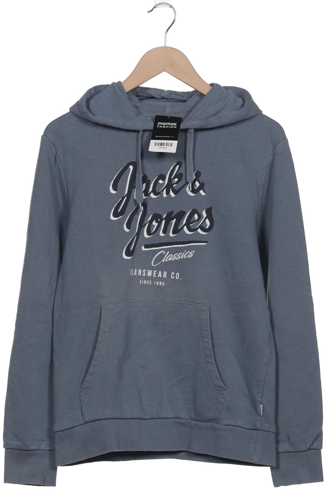 

Jack & Jones Herren Kapuzenpullover, blau, Gr. 46