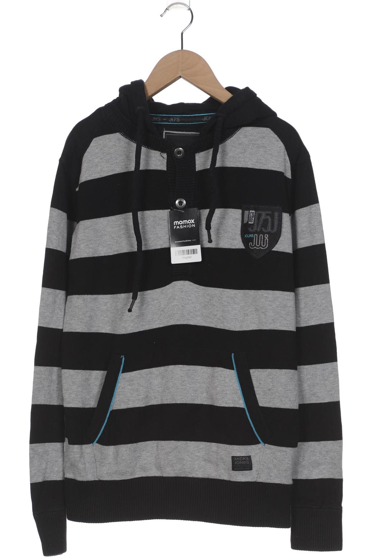 

Jack & Jones Herren Kapuzenpullover, schwarz, Gr. 46