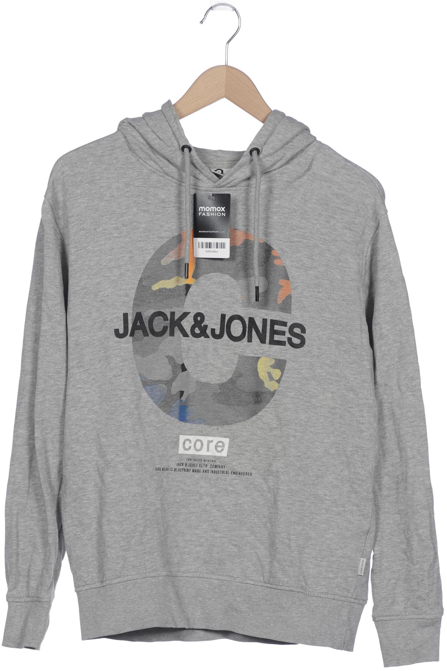 

Jack & Jones Herren Kapuzenpullover, grau, Gr. 52