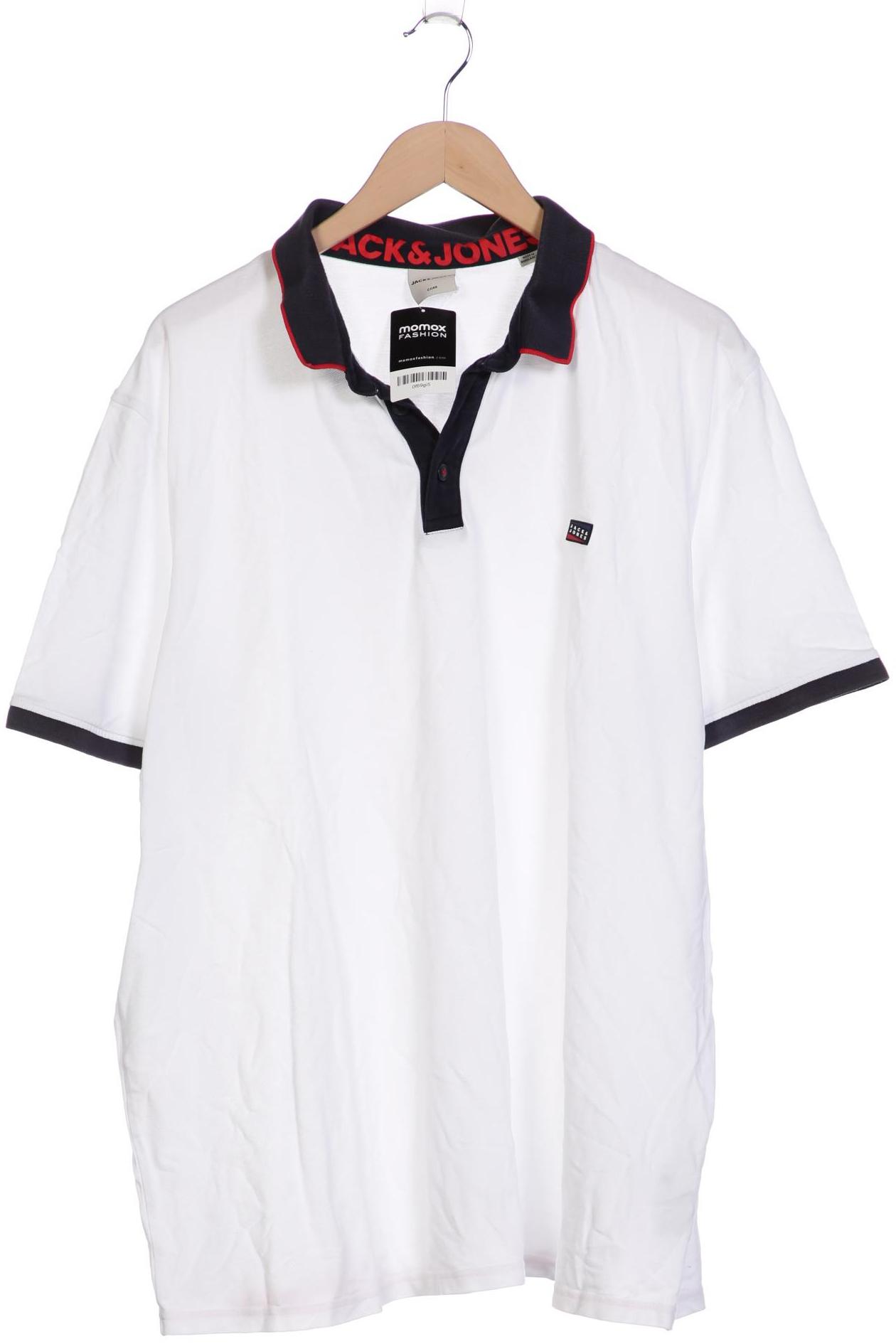 

Jack & Jones Herren Poloshirt, weiß, Gr. 60