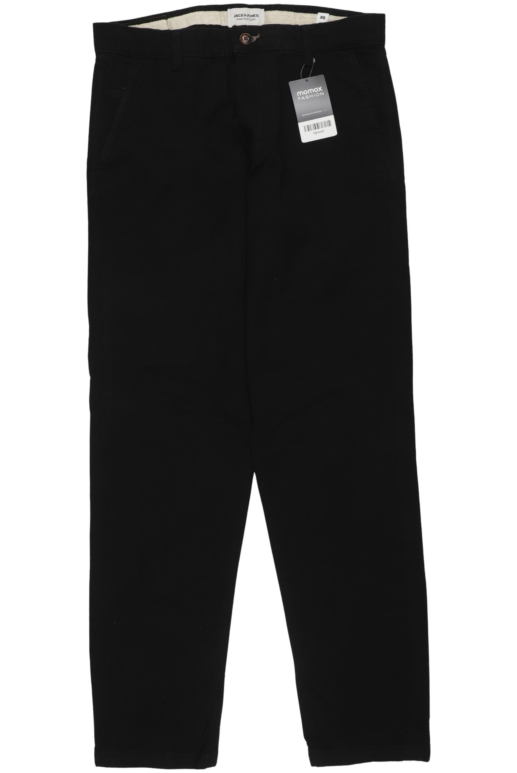

Jack & Jones Herren Stoffhose, schwarz, Gr. 30
