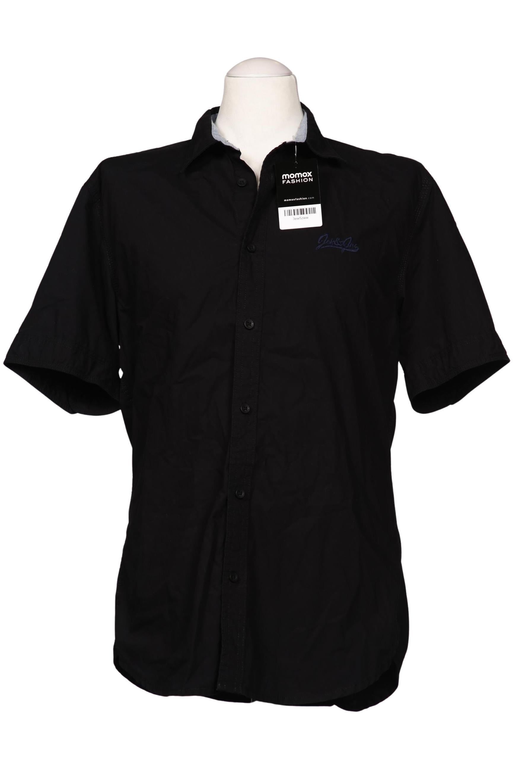

Jack & Jones Herren Hemd, schwarz, Gr. 52